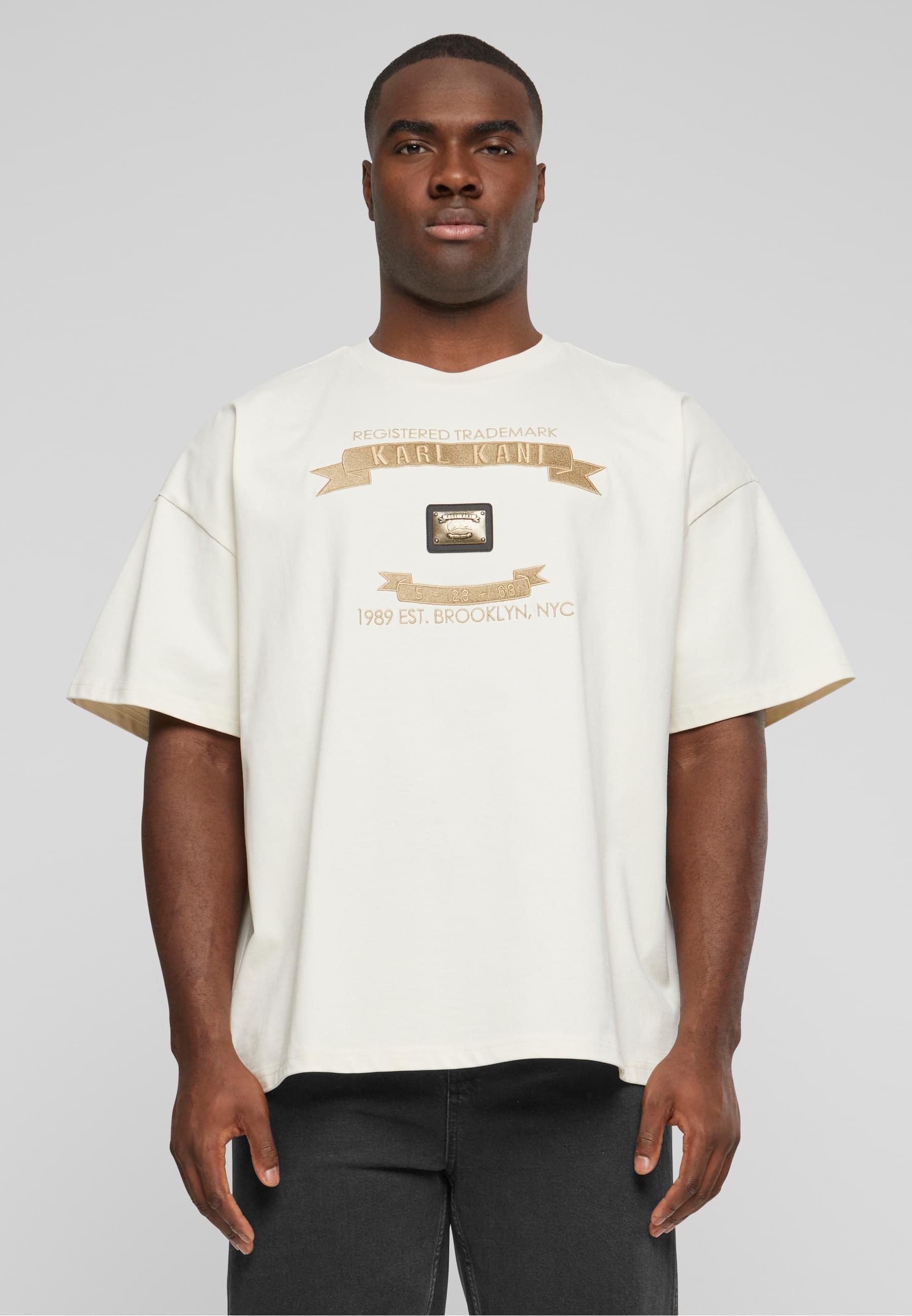 Karl Kani T-Shirt »Karl Kani Herren KM241-003-2 Karl Kani Metal Plate Boxy Tee« 1 Stk.