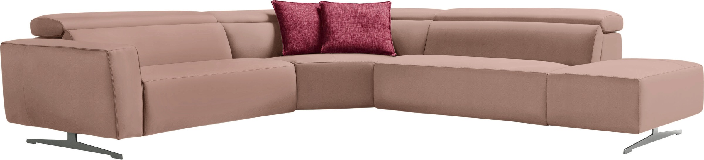 Egoitaliano Ecksofa "Stefanie-e, Designsofa der Extraklasse, bequem mit hoh günstig online kaufen