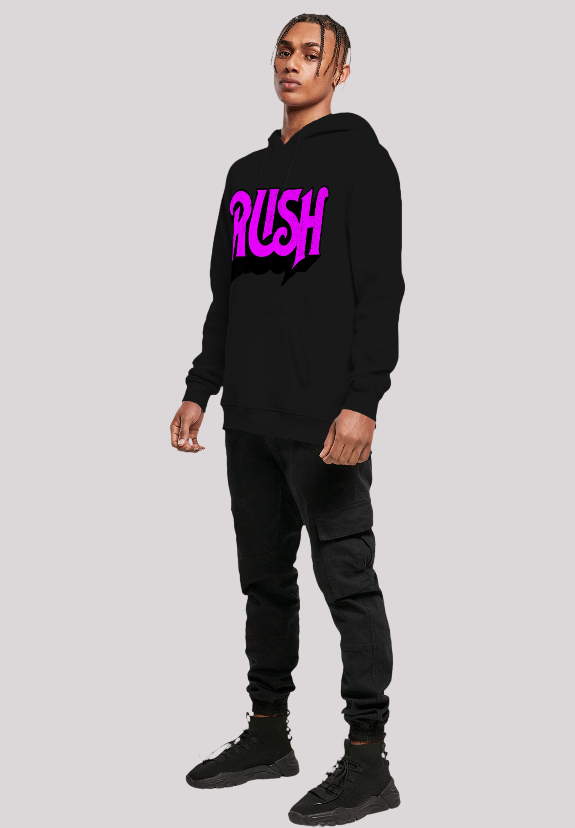 | F4NT4STIC ▷ »Rush Rock Premium Logo«, Band Qualität Distressed BAUR kaufen Kapuzenpullover