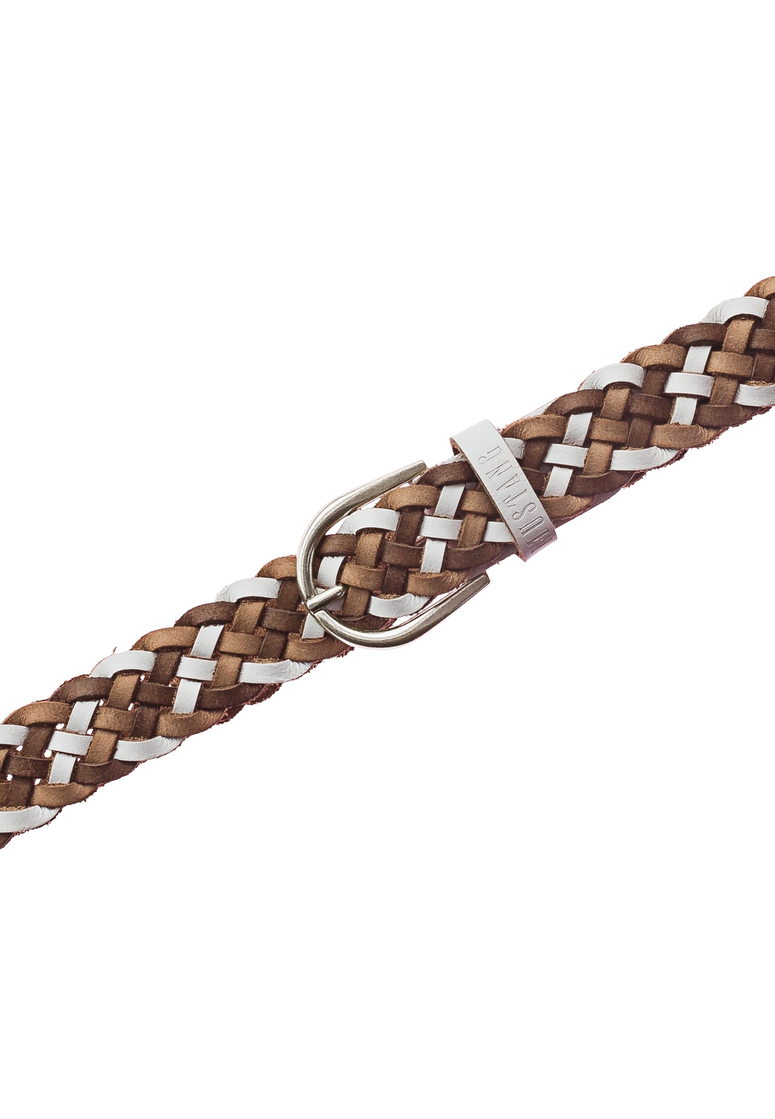 MUSTANG Flechtgürtel, (1 St.), Mit Hingucker-Flechtoptik, 3 cm