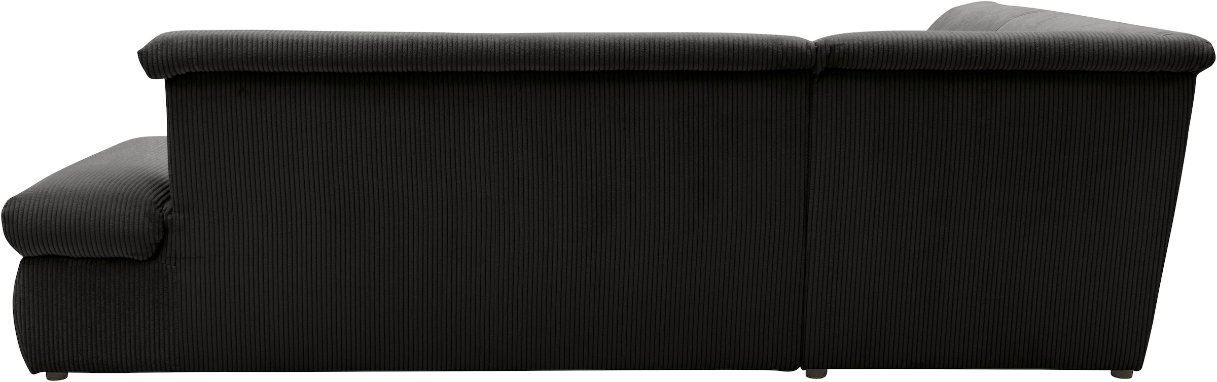 DOMO collection Ecksofa »Moric L-Form«, wahlweise mit Bettfunktion und Armlehnenverstellung, auch in Cord