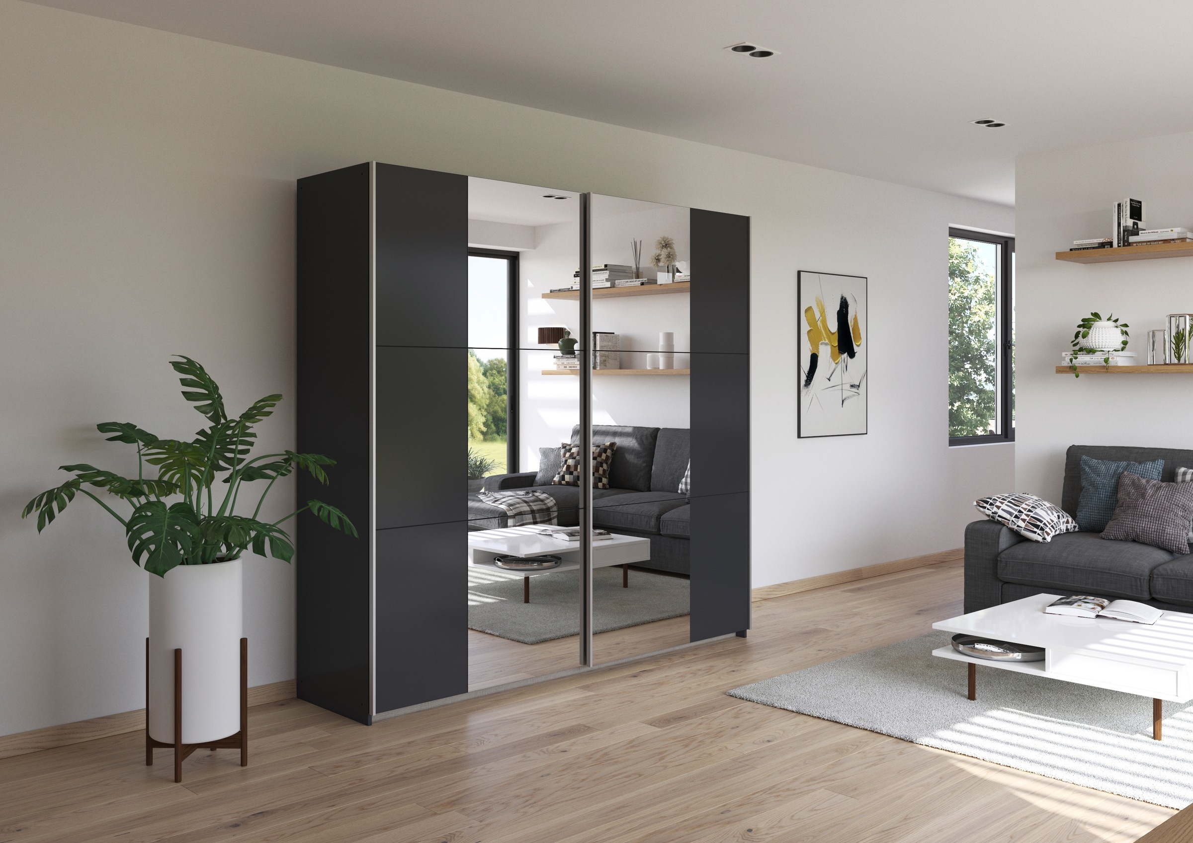 rauch Schwebetürenschrank "Kleiderschrank Schrank Breiten 131/175/218/261 c günstig online kaufen