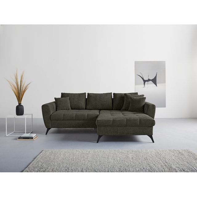 bis BAUR Sitzplatz, Luxus«, Belastbarkeit clean-Bezug mit pro kaufen 140kg INOSIGN Ecksofa auch | Aqua »Lörby