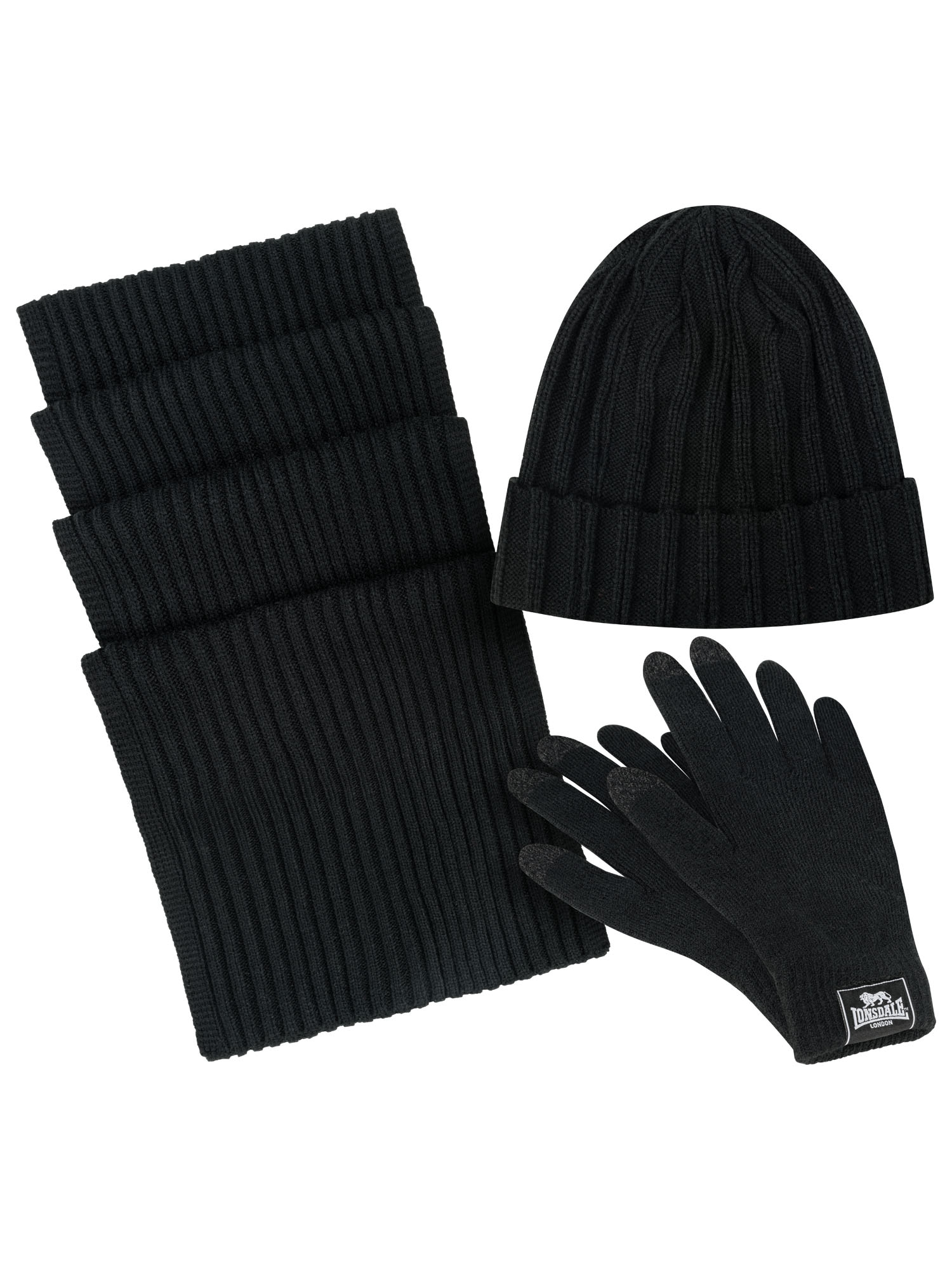 Lonsdale Beanie », Schal und Handschuhe als Set ACOMB«, (3 St.)