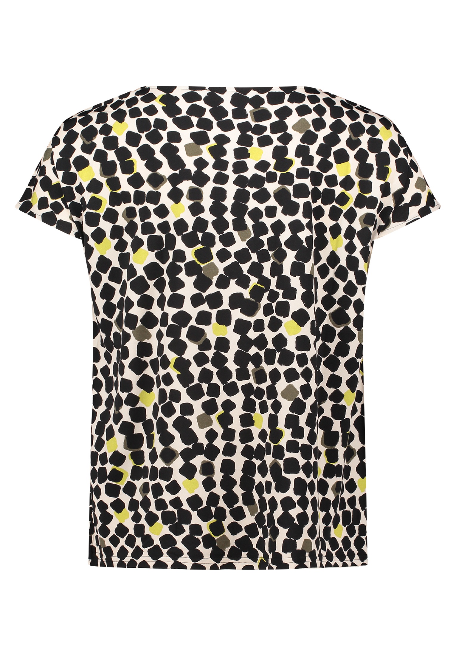 Thumbnail - Betty Barclay Kurzarmshirt "Damen Printshirt mit Wasserfallausschnitt" 1 Stk. tlg. Material