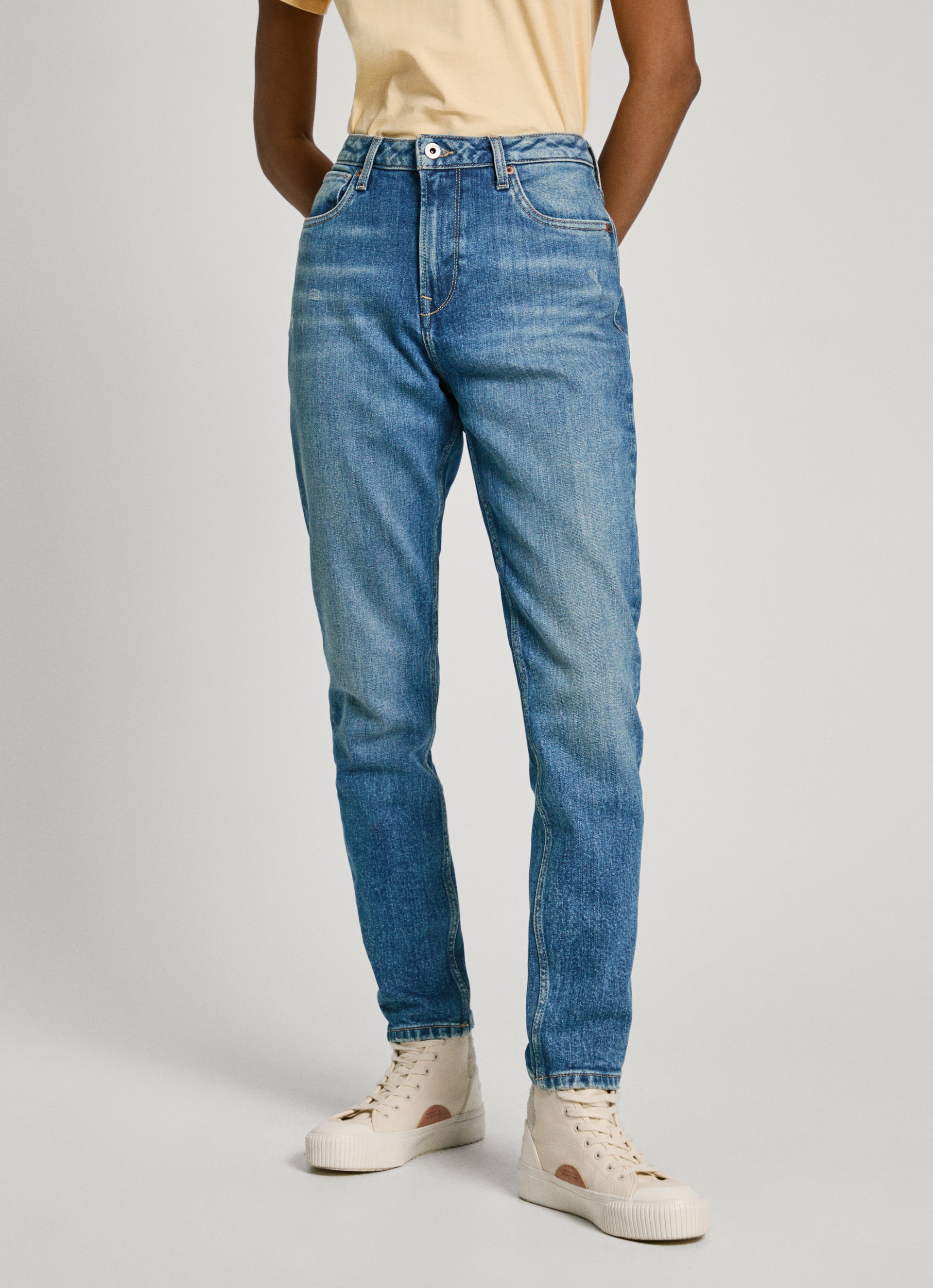 Pepe Jeans High-waist-Jeans "TAPERED JEANS HW"