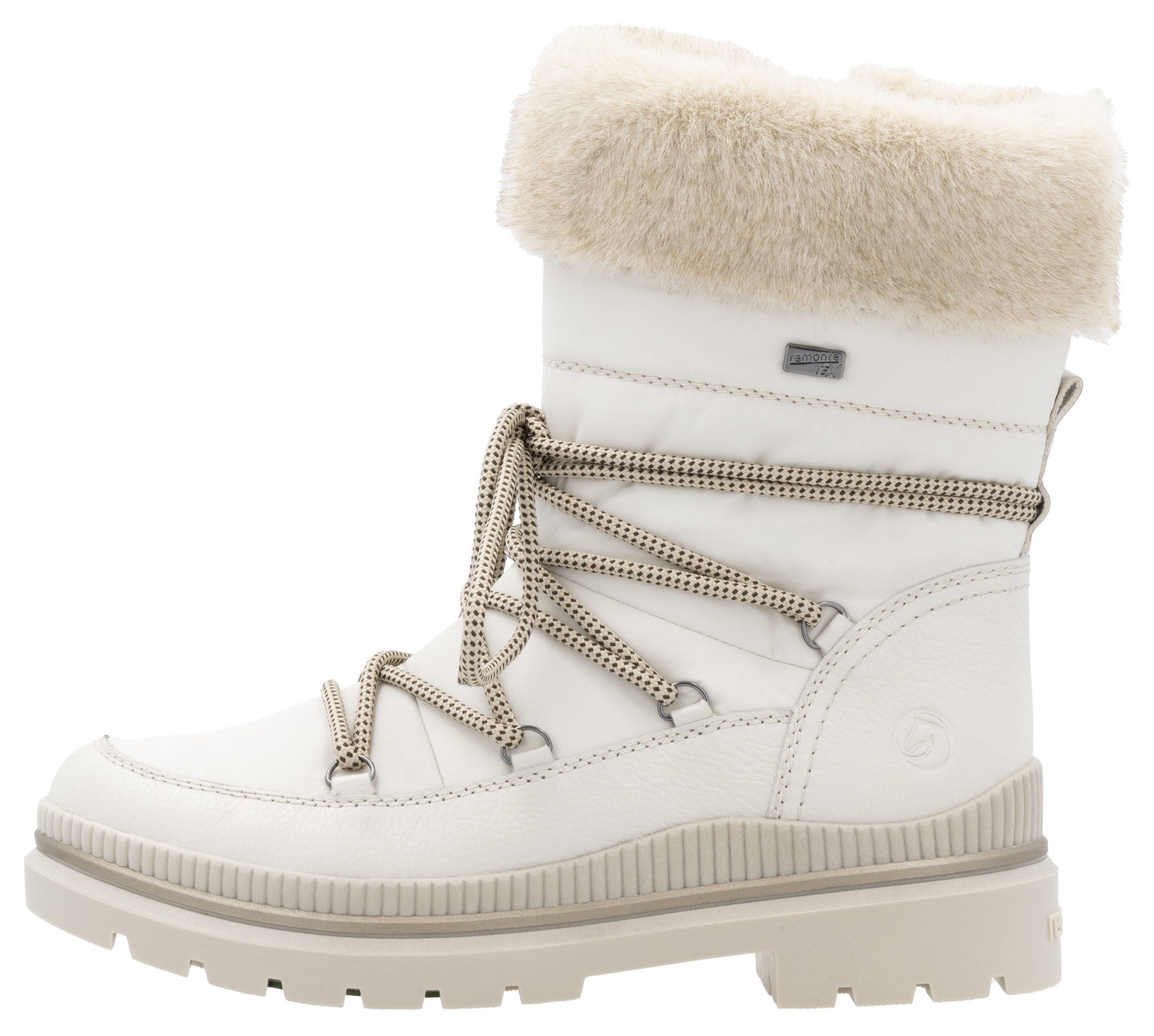 Remonte Winterboots, Blockabsatz, Winterstiefelette mit wasserabweisender TEX-Membran