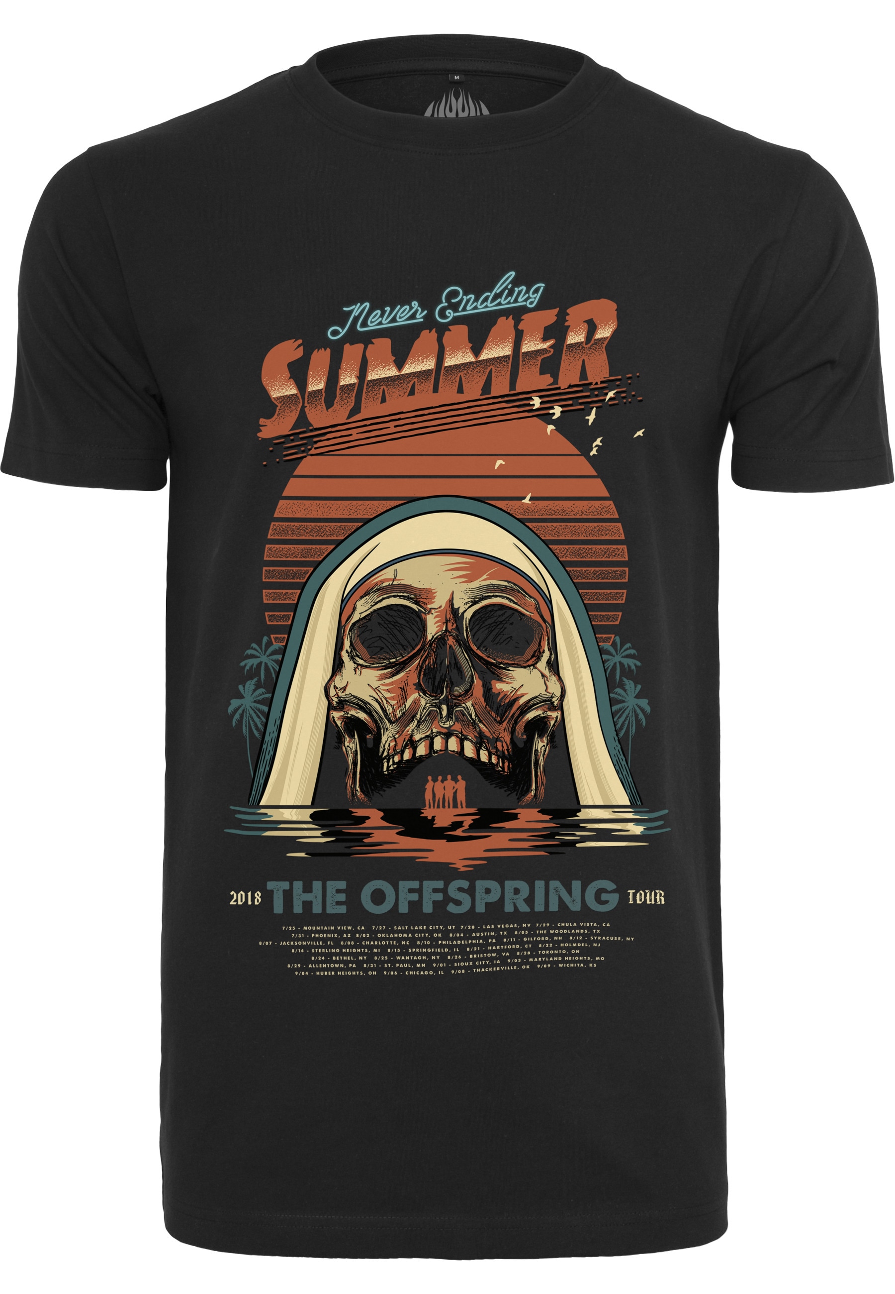 Merchcode T-Shirt "Merchcode Offspring Never Ending Summer Tee" 1 Stk. günstig online kaufen