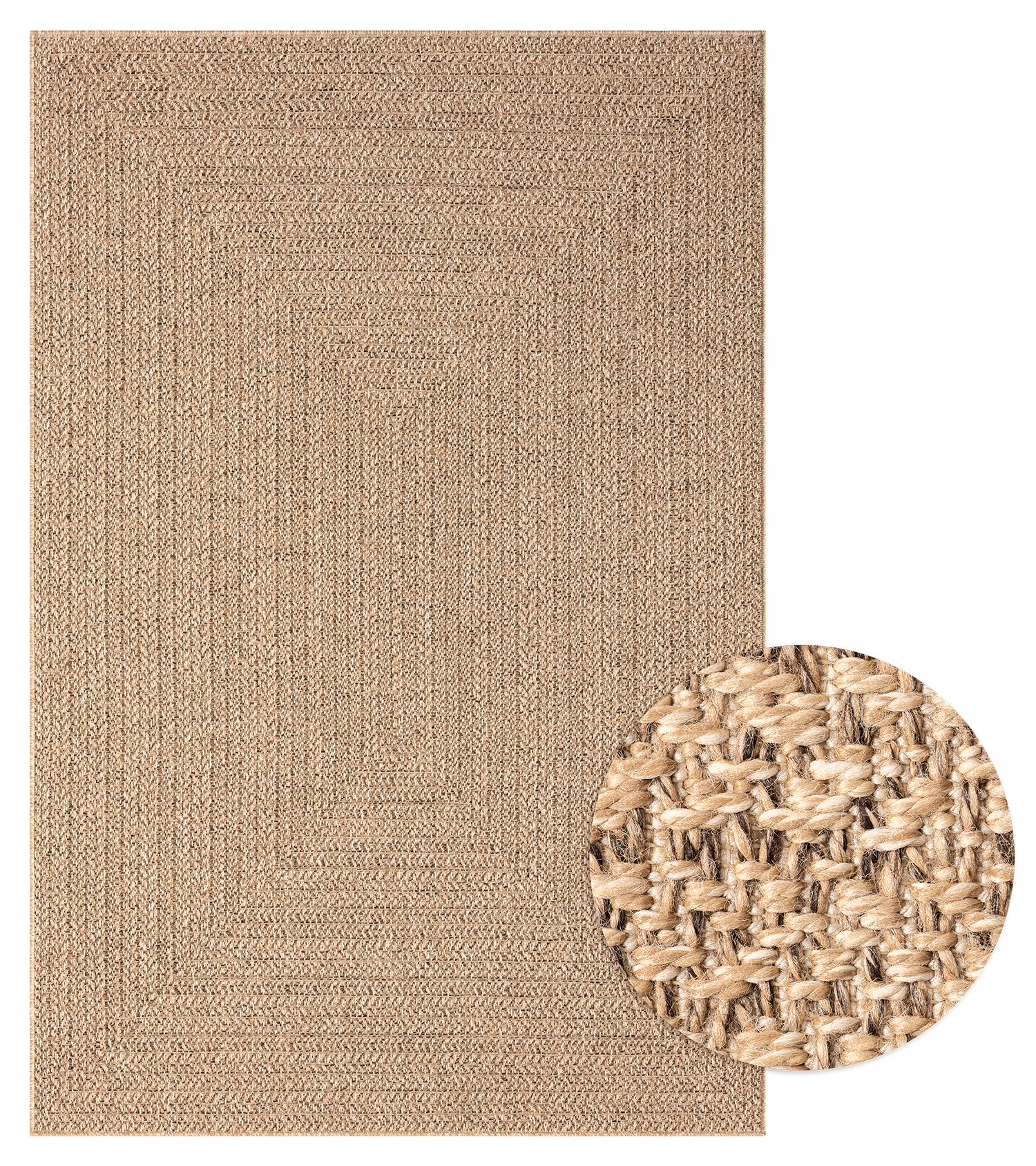 merinos Teppich "Kenzy 2" rechteckig 10 mm Höhe robuster In- und Outdoor Te günstig online kaufen