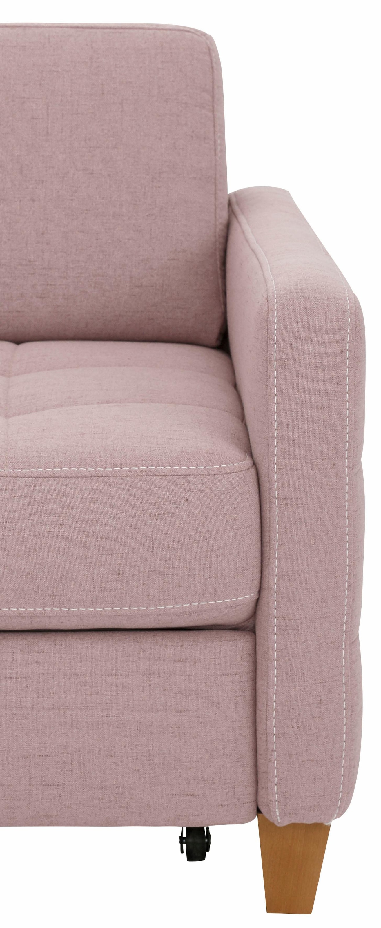 Home affaire Ecksofa »Earl L-Form«, wahlweise auch mit Bettfunktion oder Bettfunktion mit Bettkasten