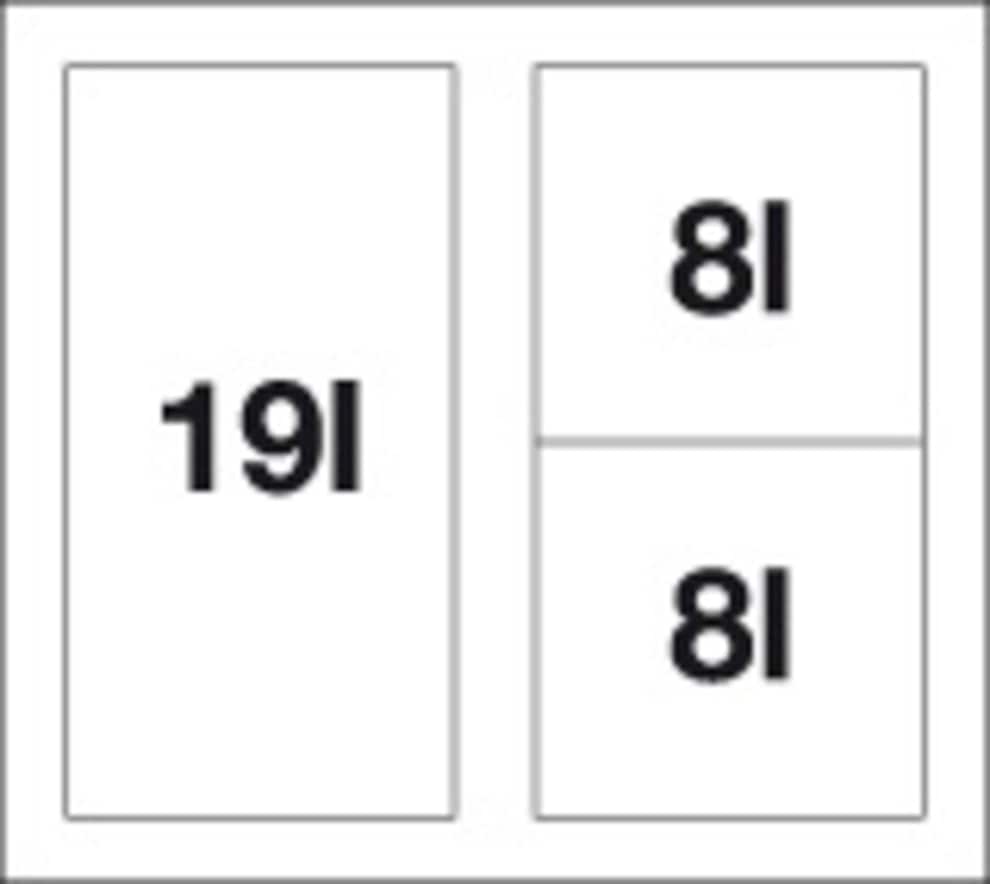 Blanco Einbaumülleimer »FLEXON II Low 50/3« 3 Behälter Abwaschbare und entnehmbare Eimer