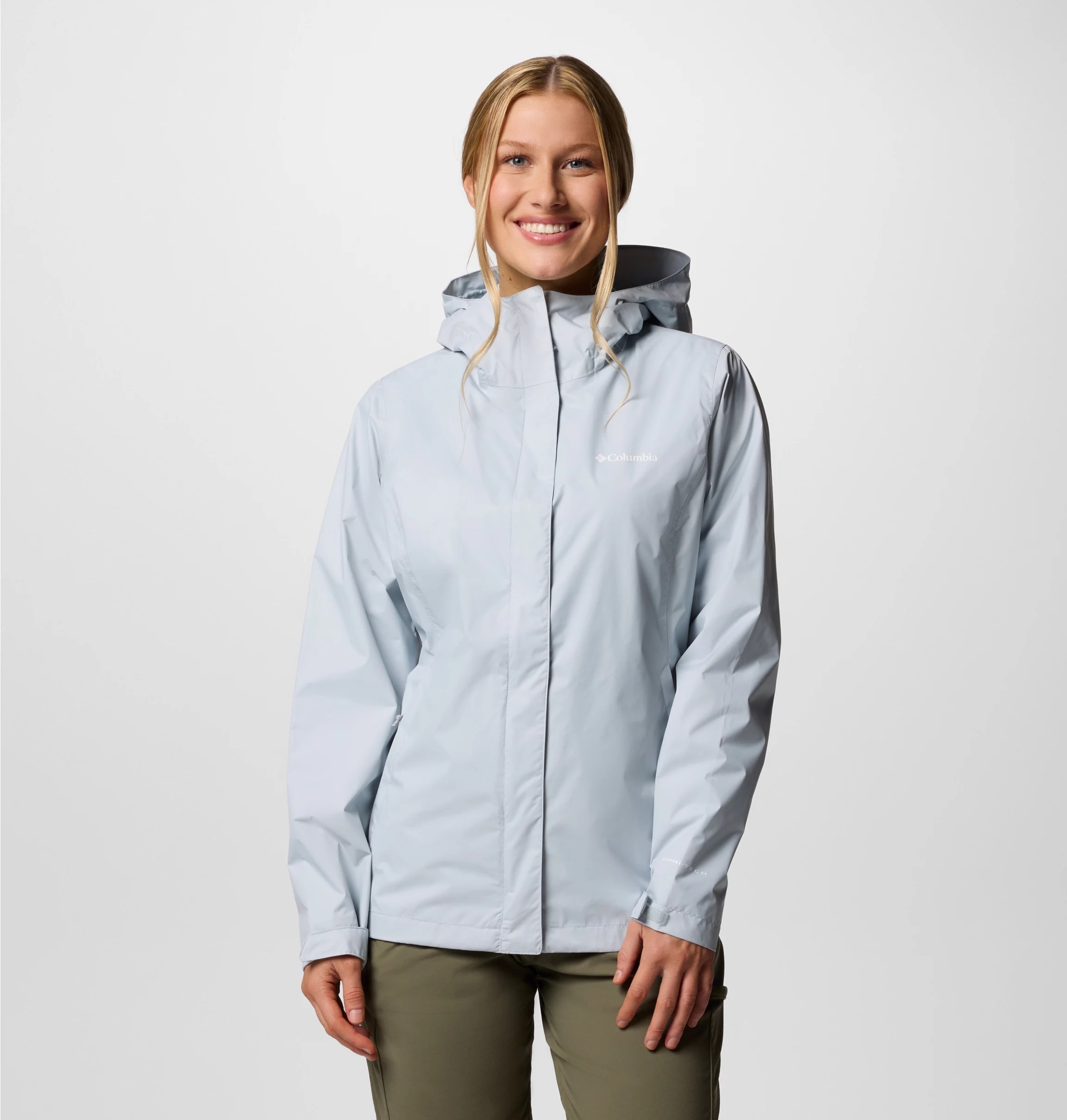 Columbia Regenjacke "Arcadia II Jacket" wasserdicht, winddicht, mit Reißverschluss, aus Nylon und Polyester