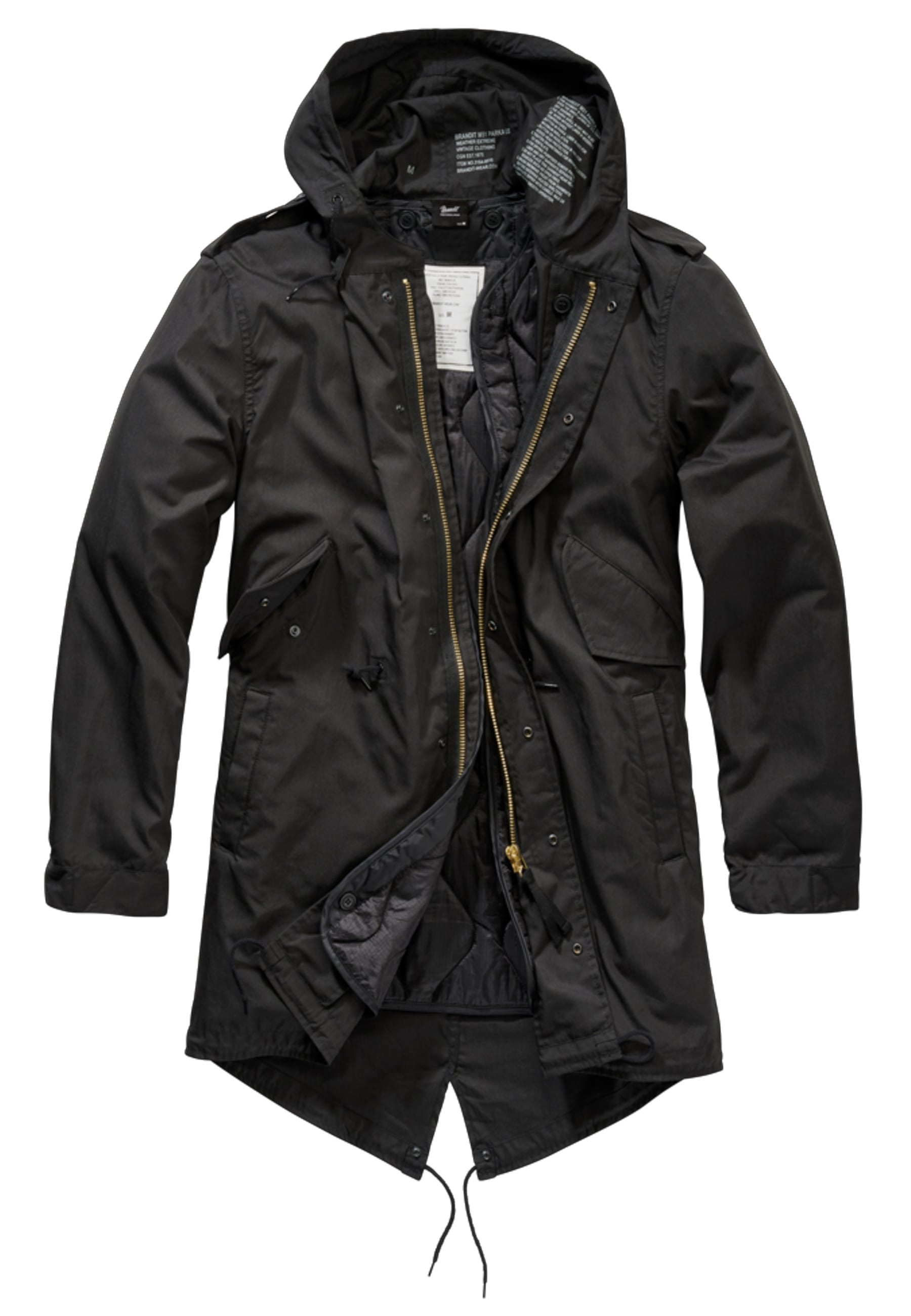 Brandit Winterjacke "Brandit Herren M51 US Parka" 1 Stk. tlg. mit Kapuze günstig online kaufen