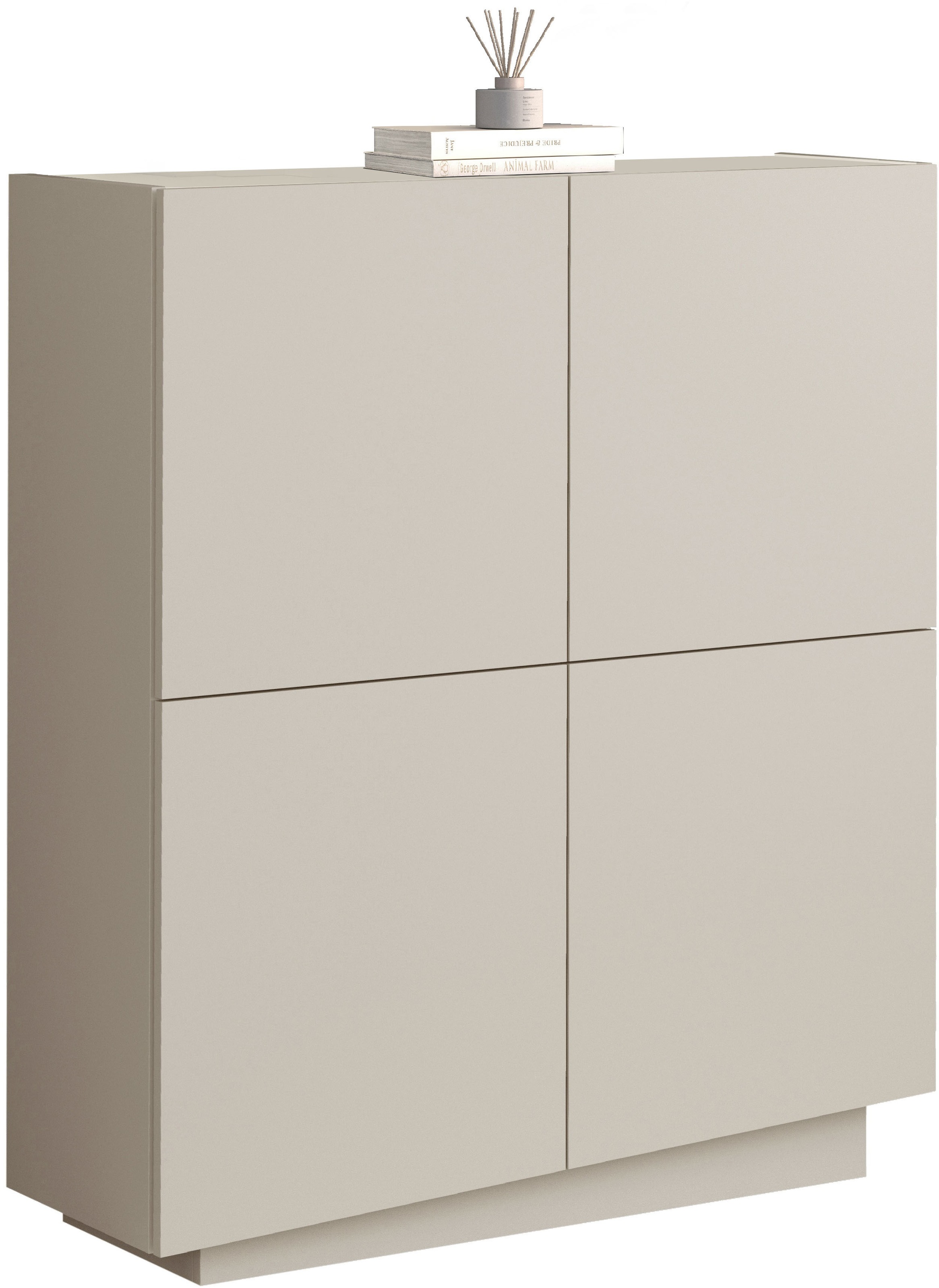 INOSIGN Highboard "VELA, Highboard, Höhe 120 cm,Design mit schrägen Türen", günstig online kaufen