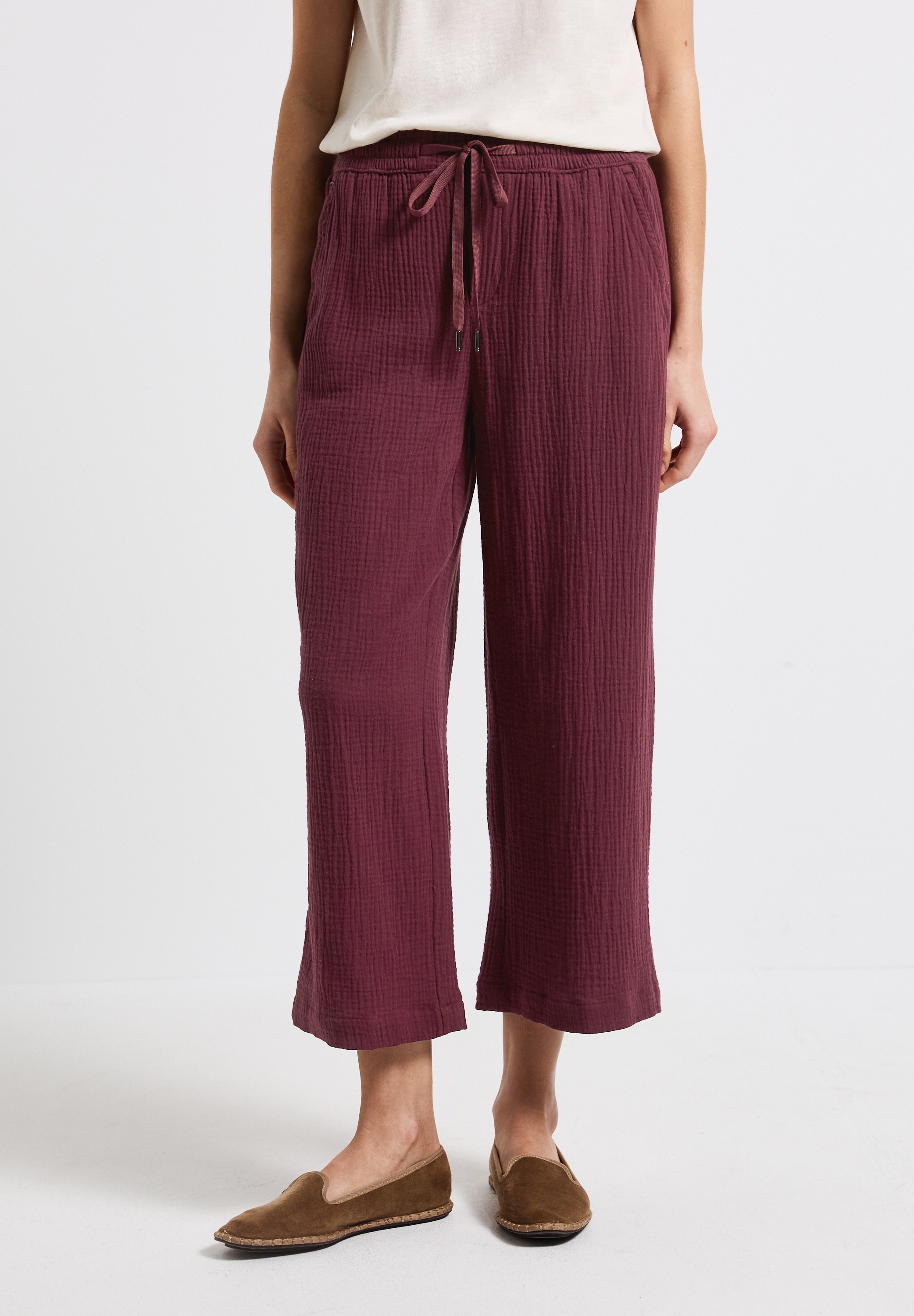 STREET ONE Stoffhose, High Waist günstig online kaufen
