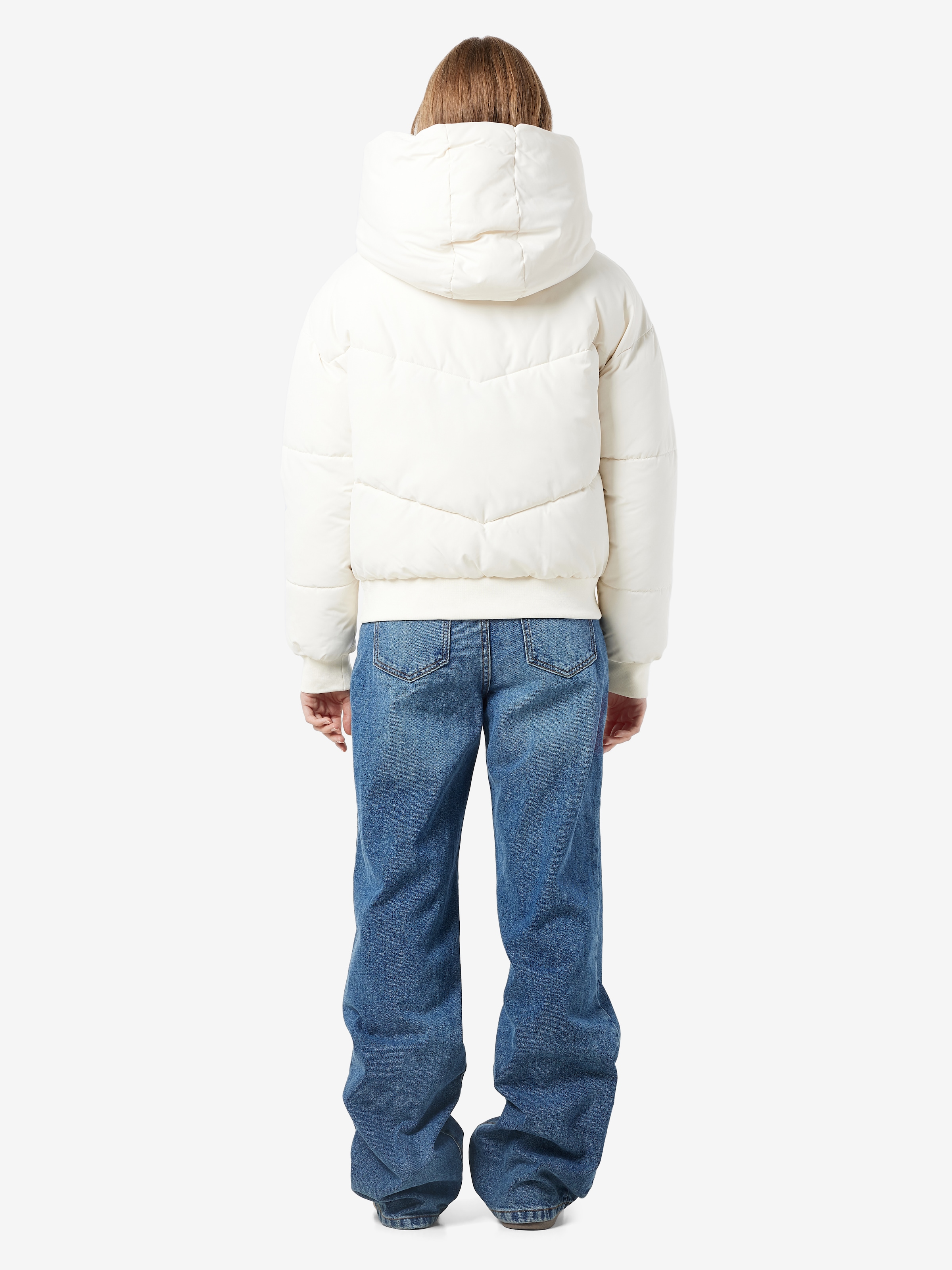 Noisy may Steppjacke »NMTALLY L/S BOMBER JACKET NOOS FWD«, mit Kapuze