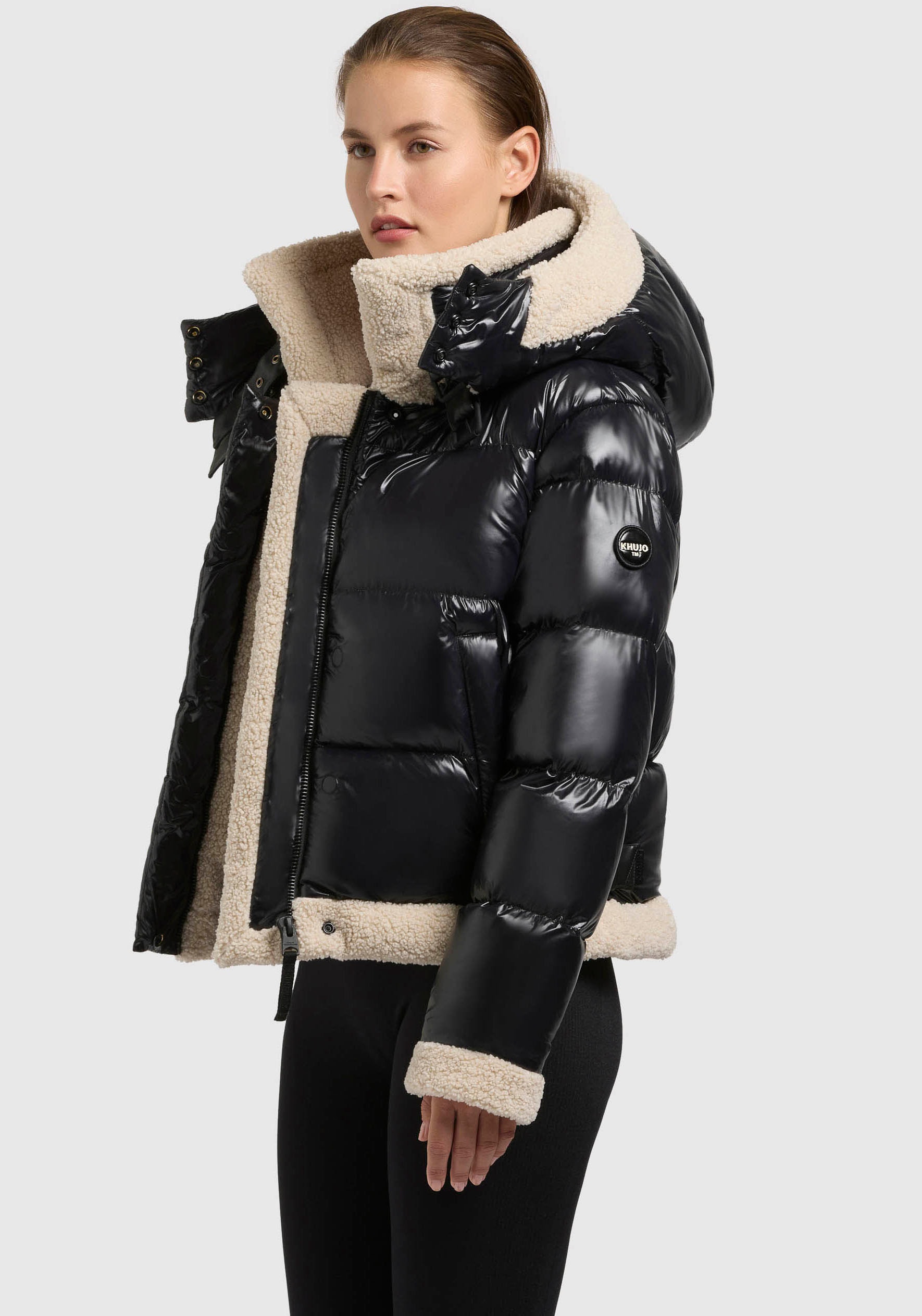 khujo Steppjacke »NESSIE«, mit Kapuze