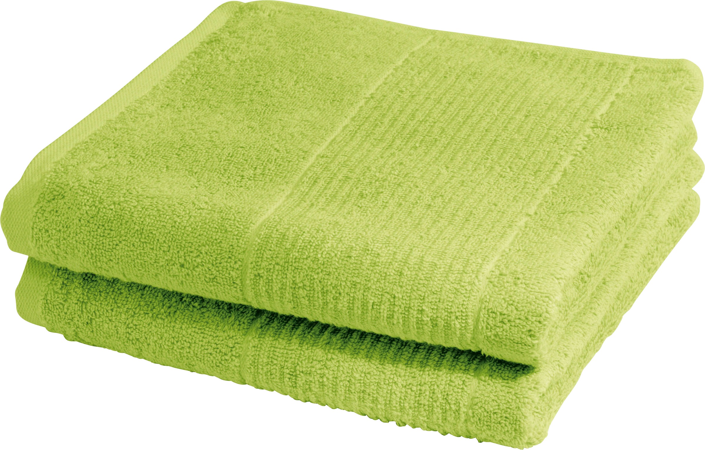 Duschtücher FLEURESSE, B:70cm L:140cm, grün, Frottier, Obermaterial: 100% Baumwolle, Handtücher, "2828", Duschhandtücher, Handtücher, Walkfrottee,