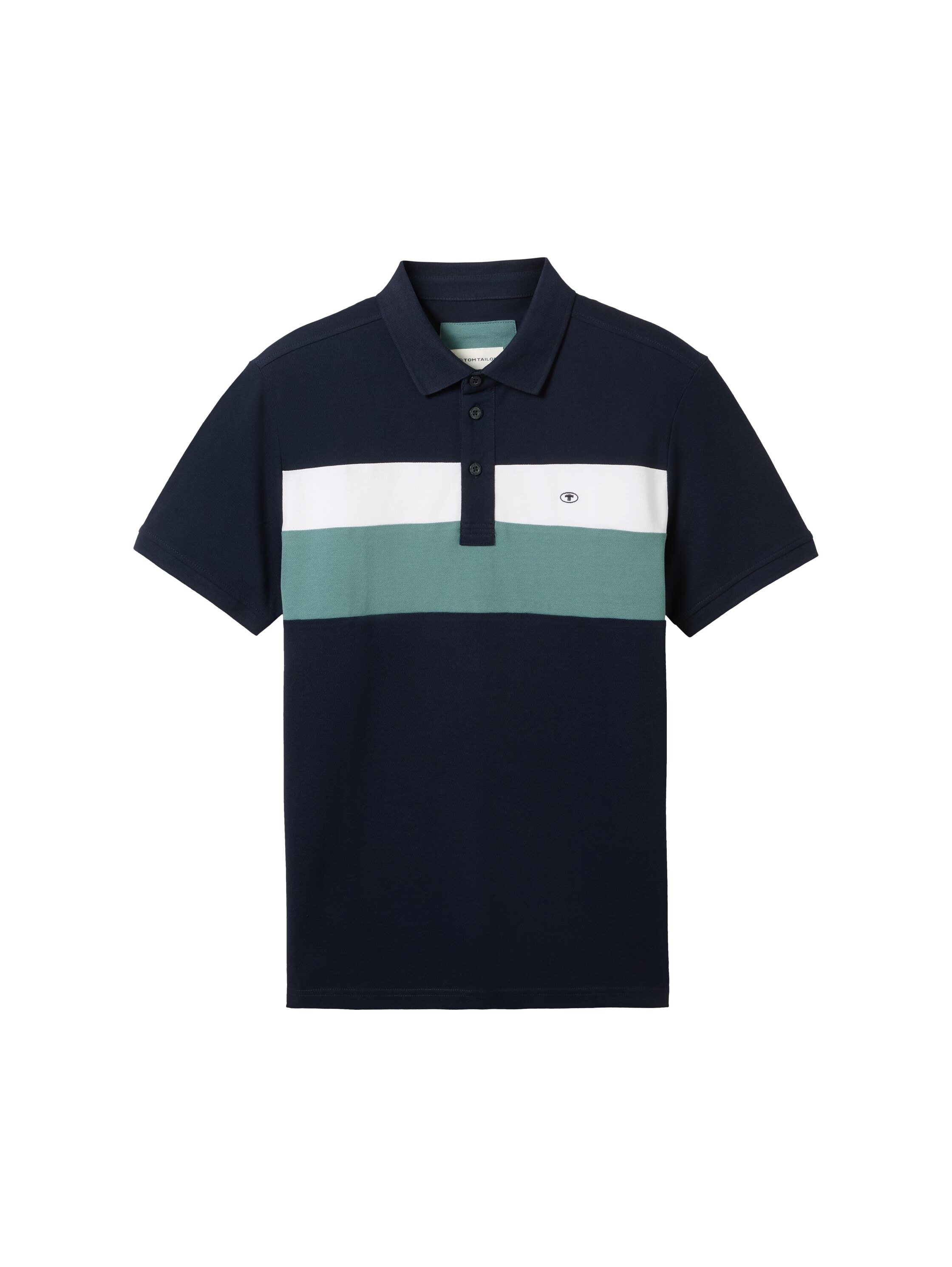 TOM TAILOR Poloshirt, mit Logoprägung auf der Brust