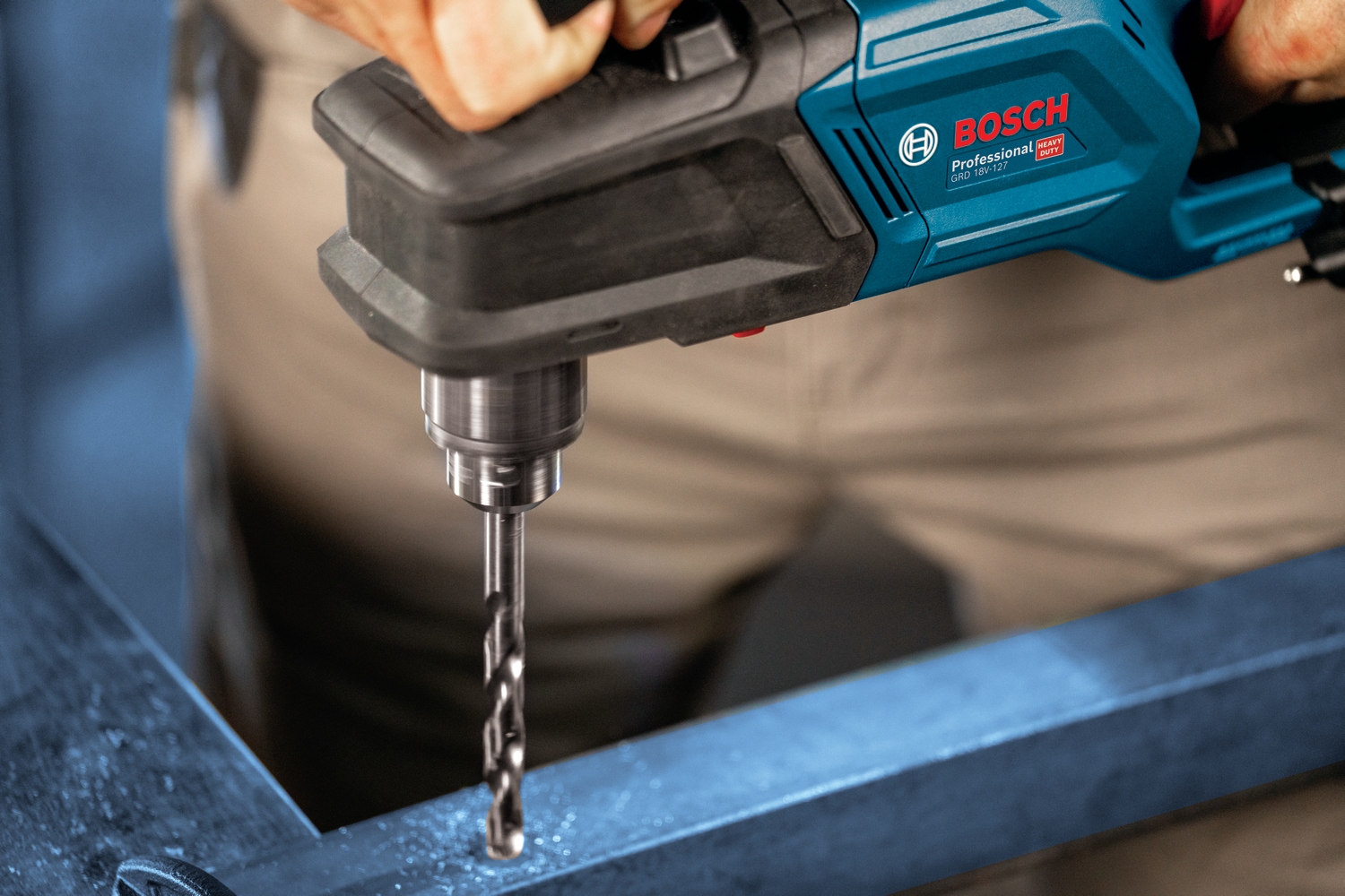 Bosch Professional Akku-Winkelbohrmaschine »GRD 18V-127 solo« ohne Akku und Ladegerät