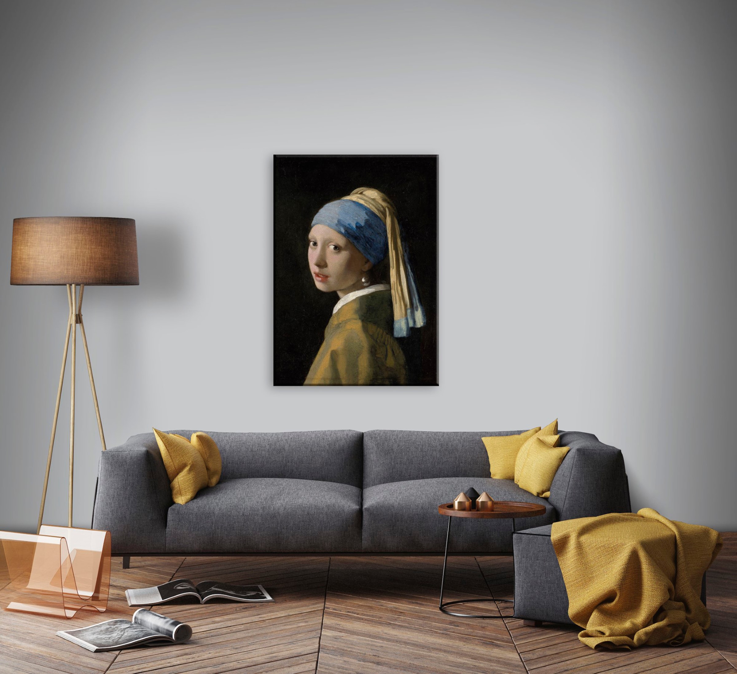 Art for the home Leinwandbild »Meisje met de pare, Jan Vermeer«