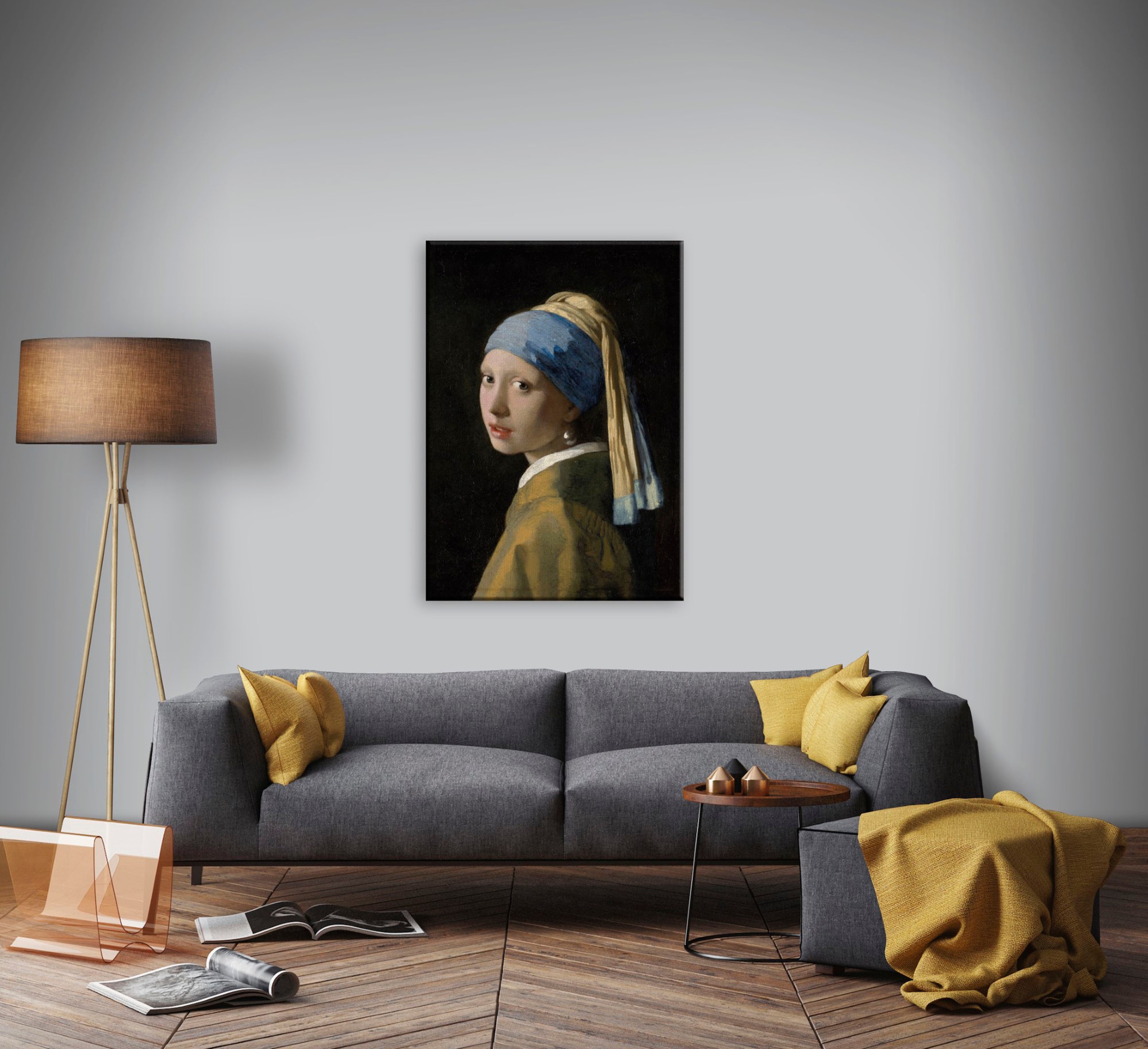 Art for the home Leinwandbild "Meisje met de pare, Jan Vermeer" Art  Portra günstig online kaufen