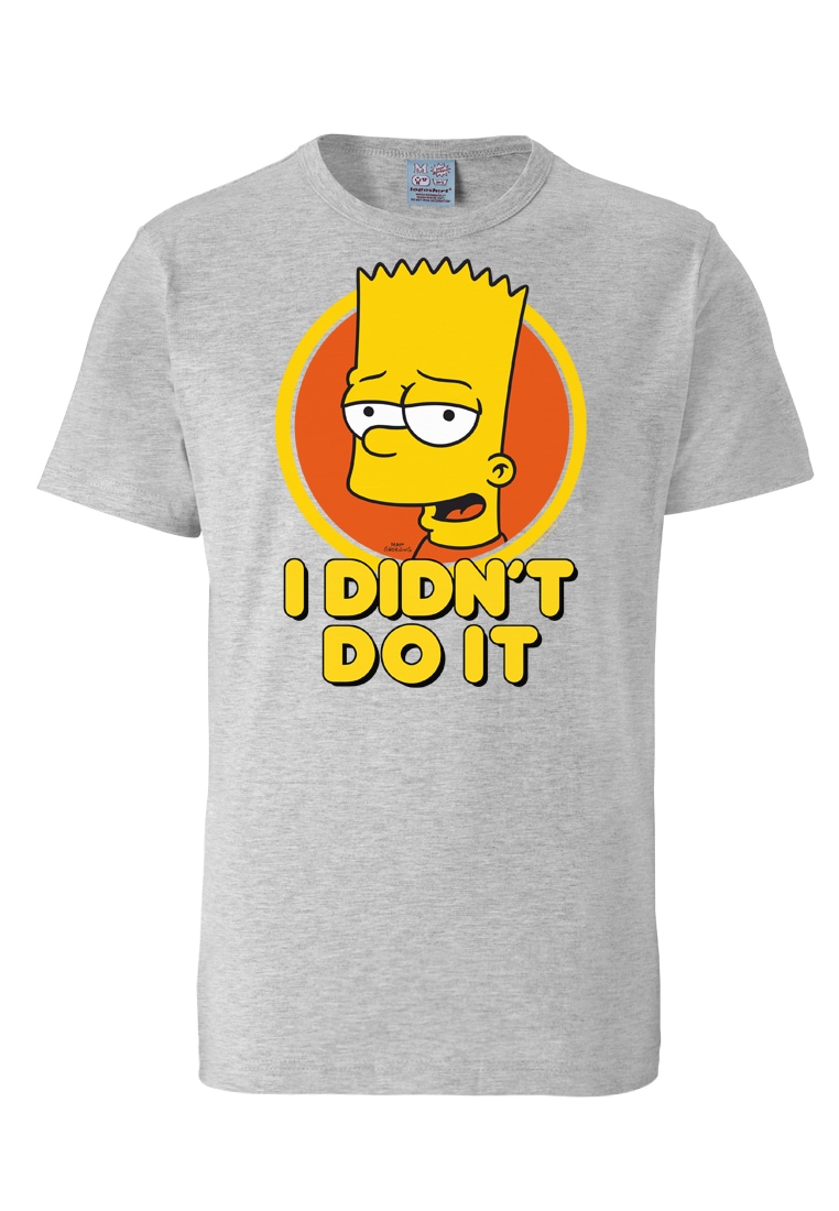 LOGOSHIRT T-Shirt »Bart - I Didn`t Do It - The Simpsons«, mit lustigem Print