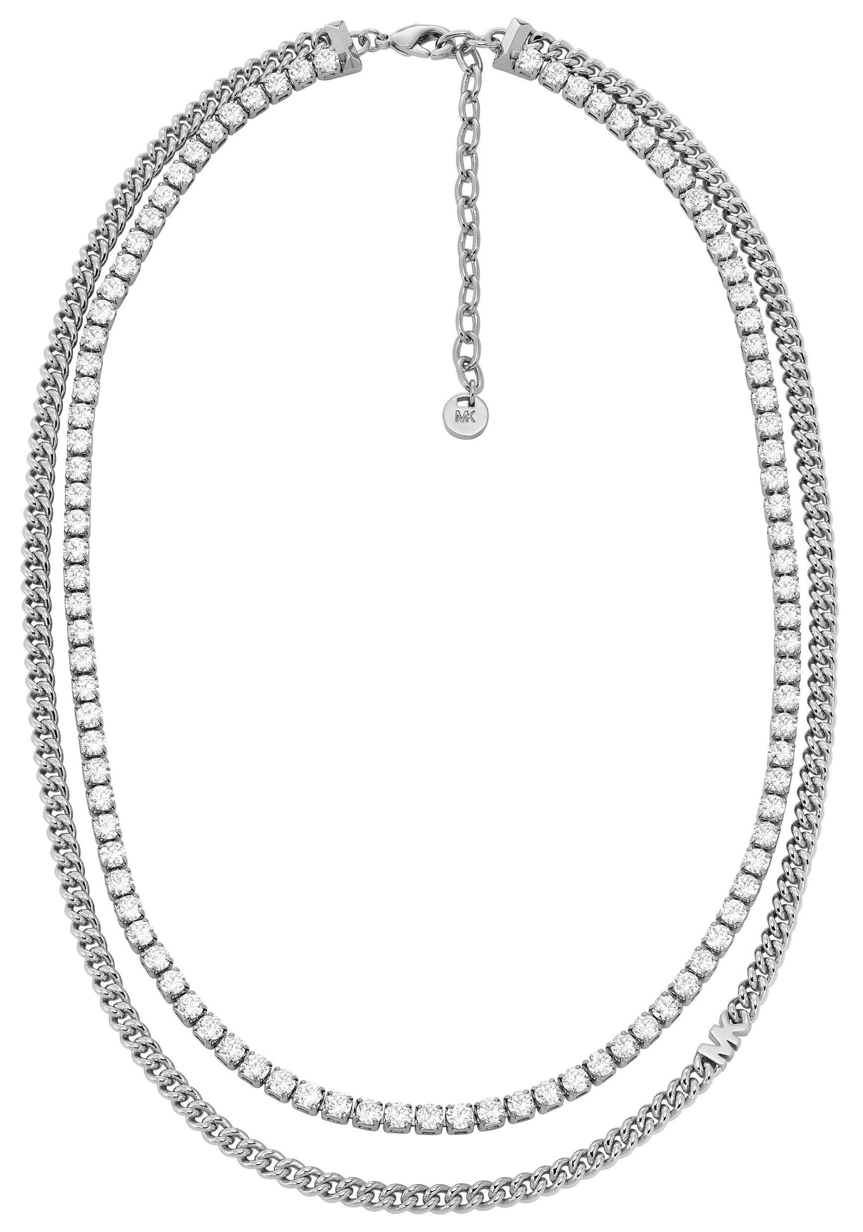 MICHAEL KORS Collier »PREMIUM, MIXED TENNIS DOUBLE LAYER, MKJ8276CZ040«, mit Zirkonia (synth.)