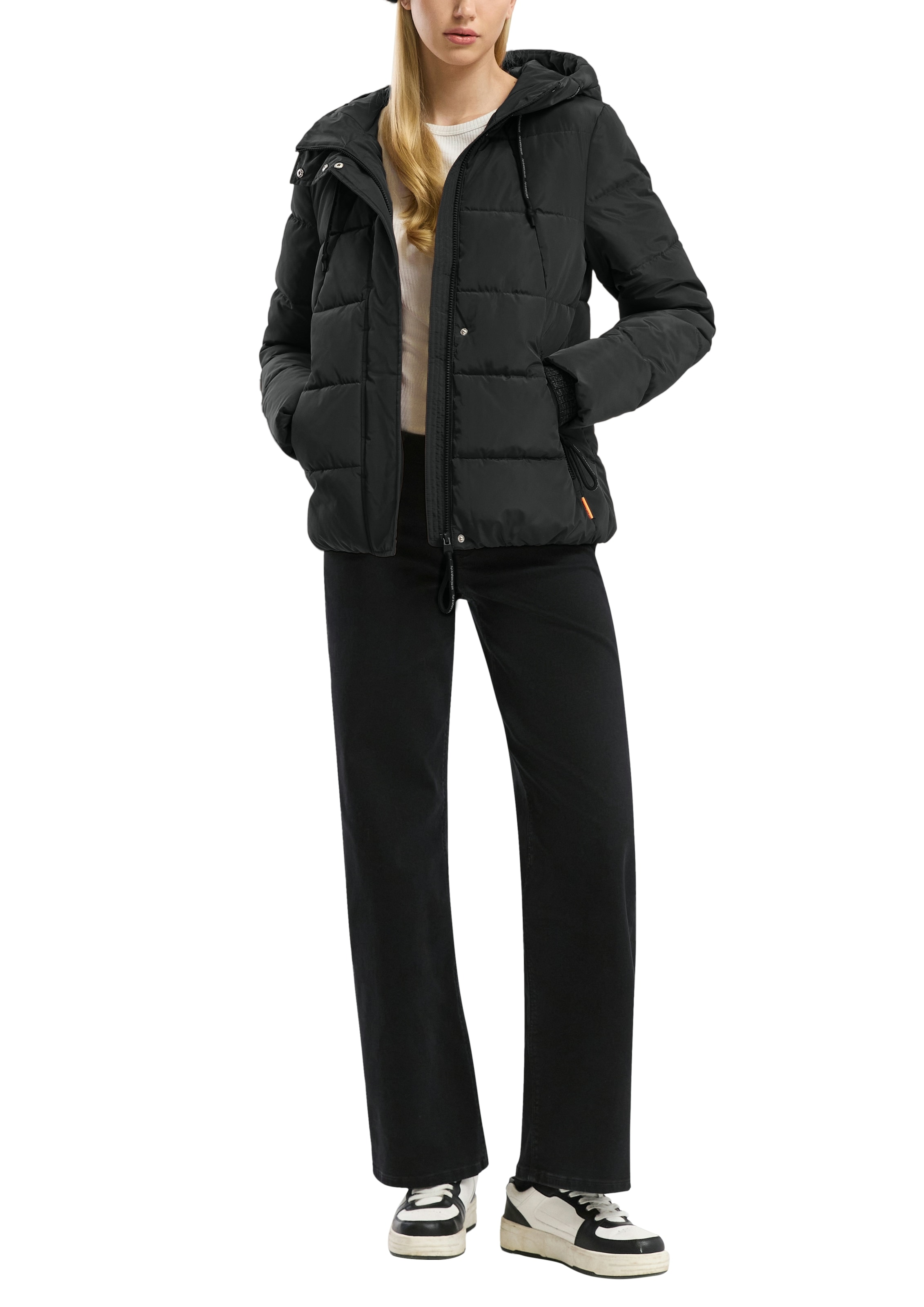 QS Steppjacke, mit Kapuze, mit Kapuze