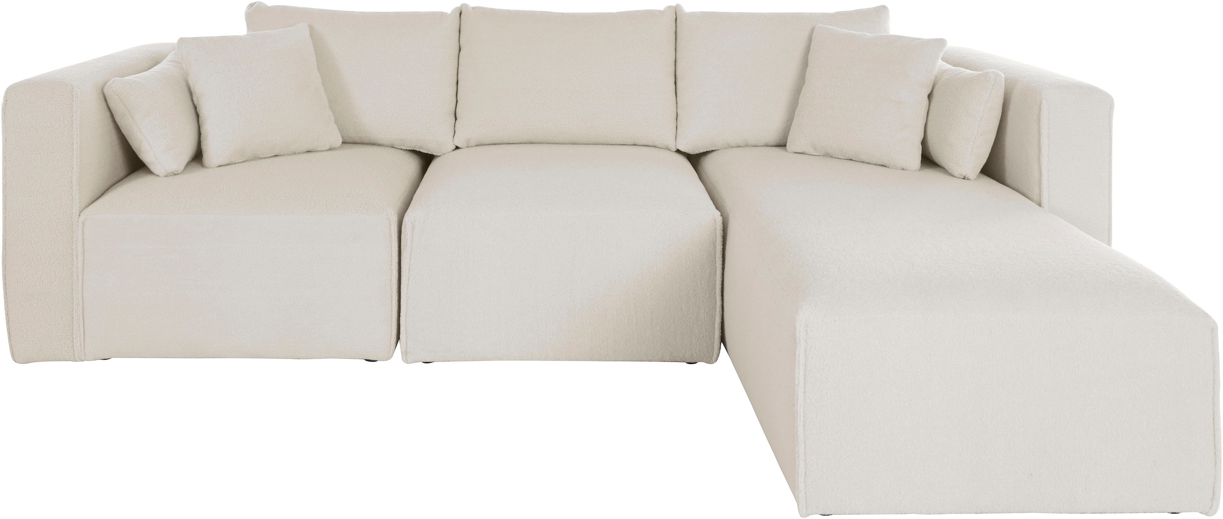 Home affaire Ecksofa "Comfine L-Form", zusammengesetzt aus Modulen, 3 Bezug günstig online kaufen