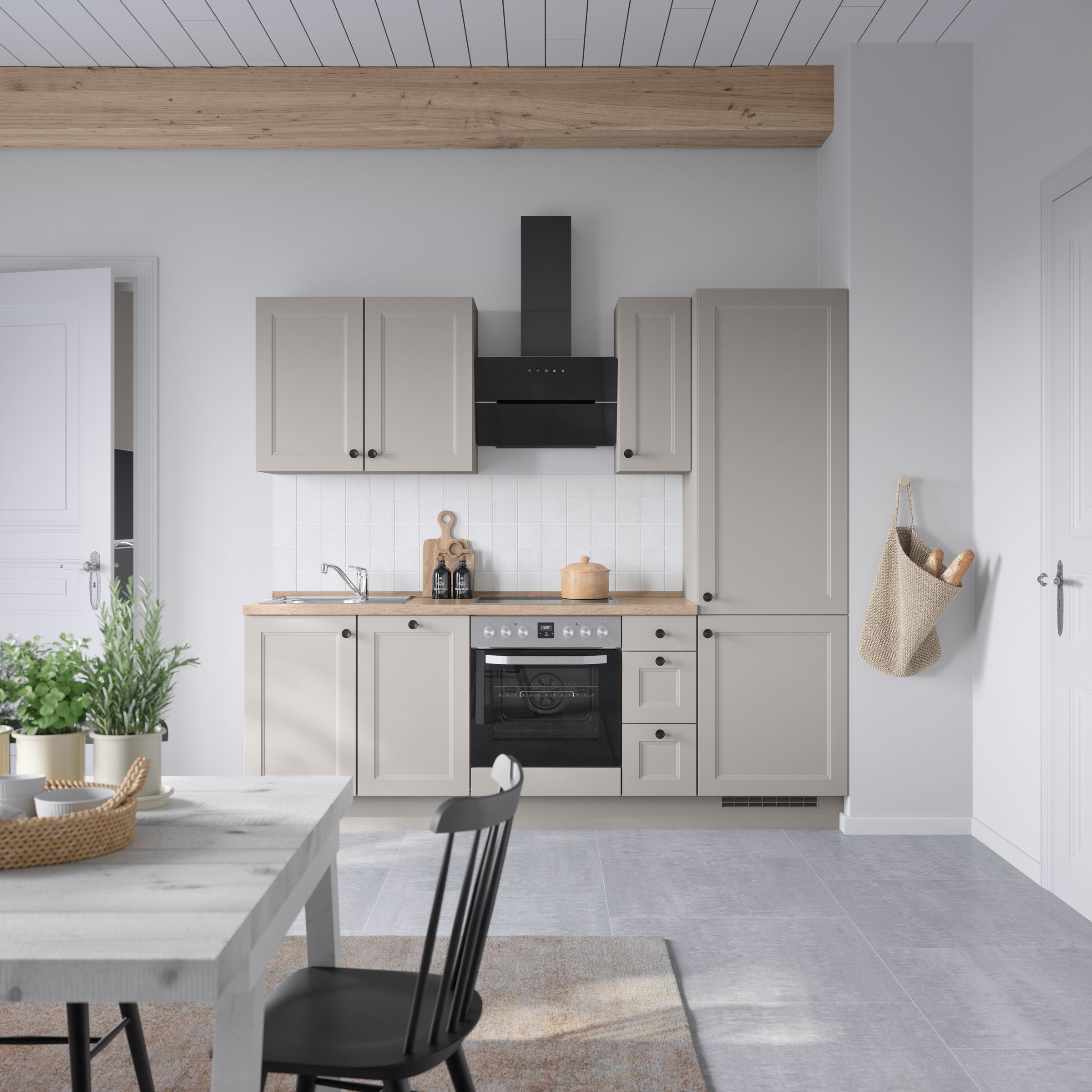 nobilia® Küchenzeile »"Cascada II"«, vormontiert, Breite 240 cm, Ausrichtung wählbar, wahlw. mit E-Geräten