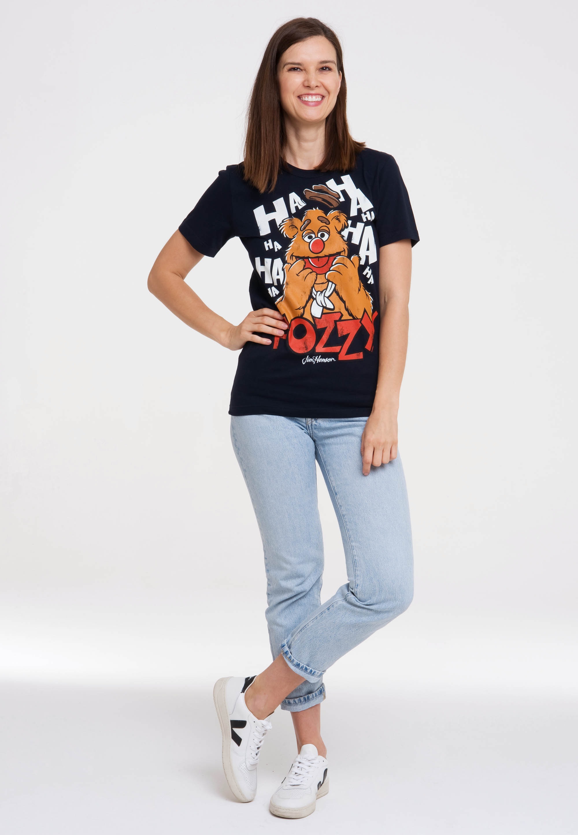 LOGOSHIRT T-Shirt »Muppet Show – Fozzy Bär«, mit lizenziertem Print