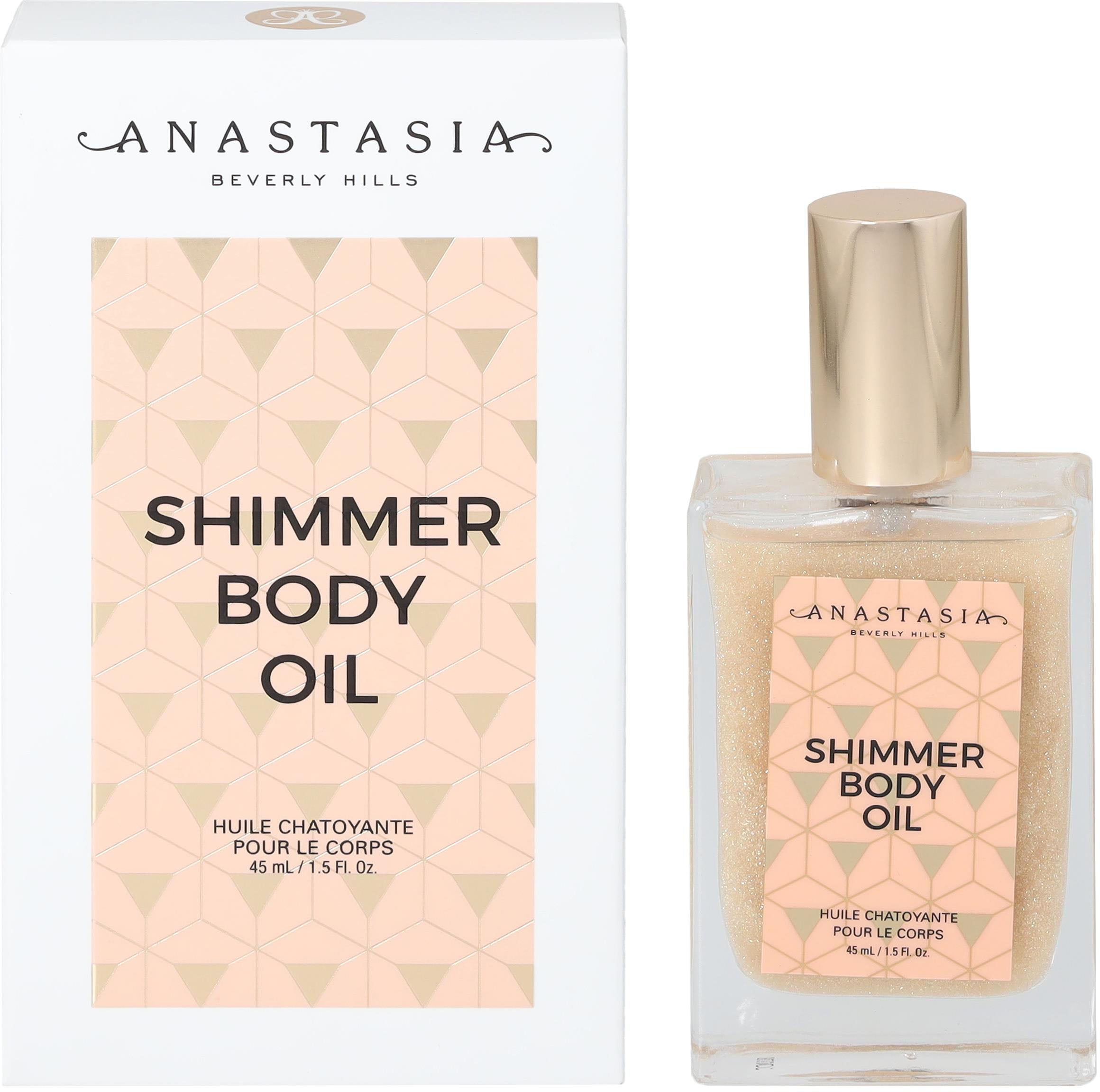 ANASTASIA BEVERLY HILLS Körperöl »Shimmer Body Oil«, Pflegt und lässt die Haut strahlen, Duft von Kokosnuss und Vanille.