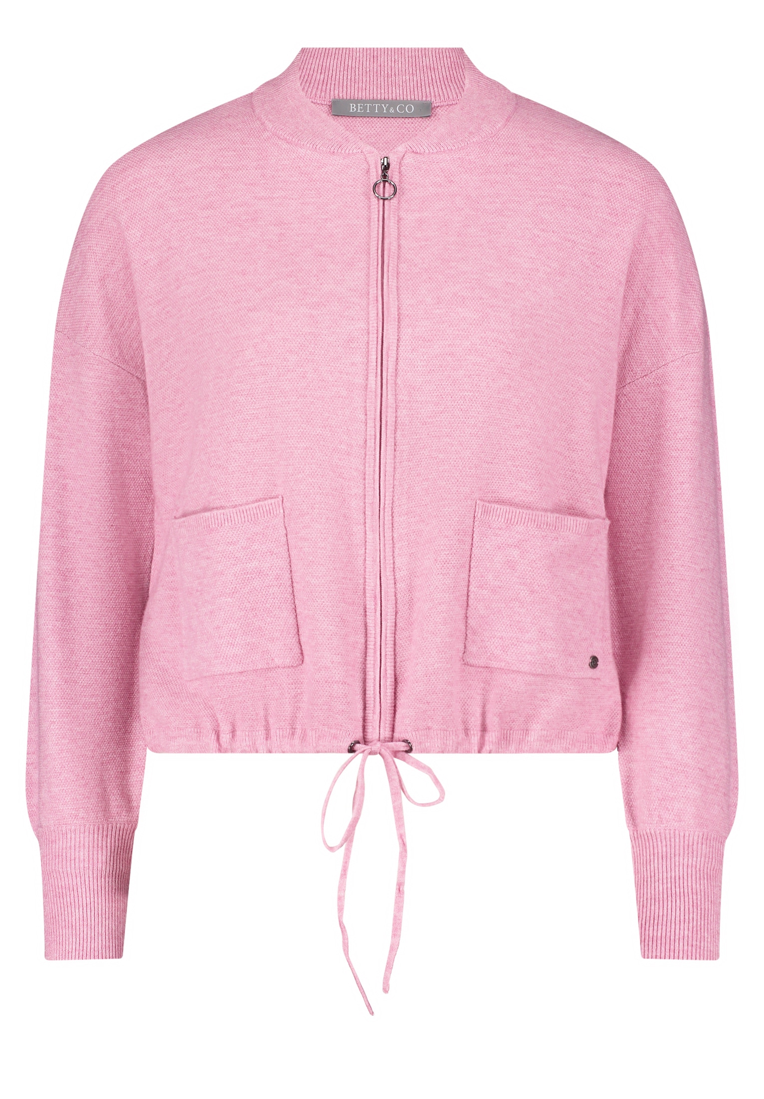 Betty&Co Strickjacke »Betty & Co Strick-Cardigan mit Reißverschluss«, Struktur