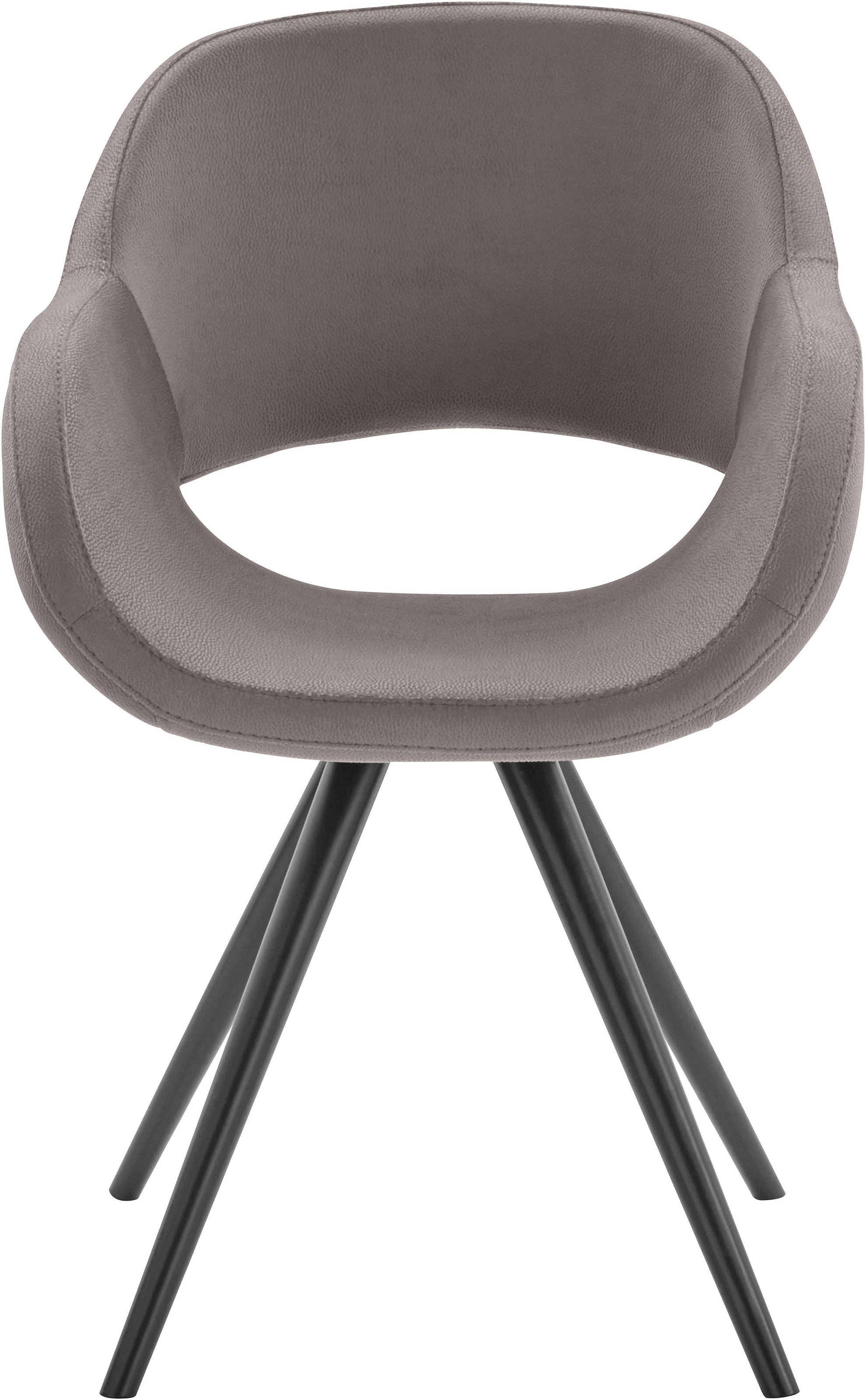 Thumbnail - INOSIGN Armlehnstuhl "Aurora" (Set) 2 Stk.Gestell aus Massivholz Buche in schwarz lackiert