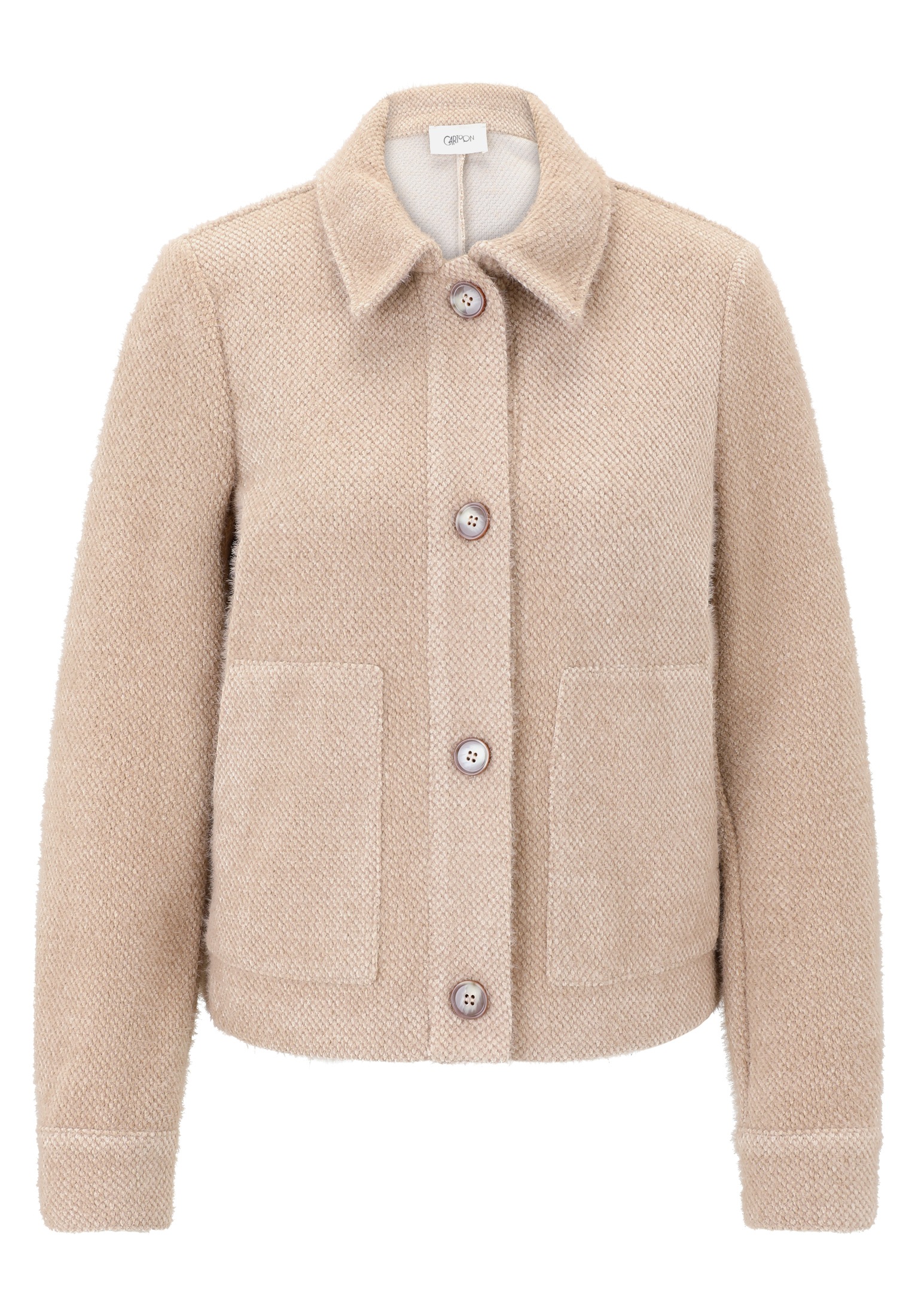 Cartoon Jackenblazer "Cartoon Damen Casual-Jacke mit aufgesetzten Taschen" günstig online kaufen
