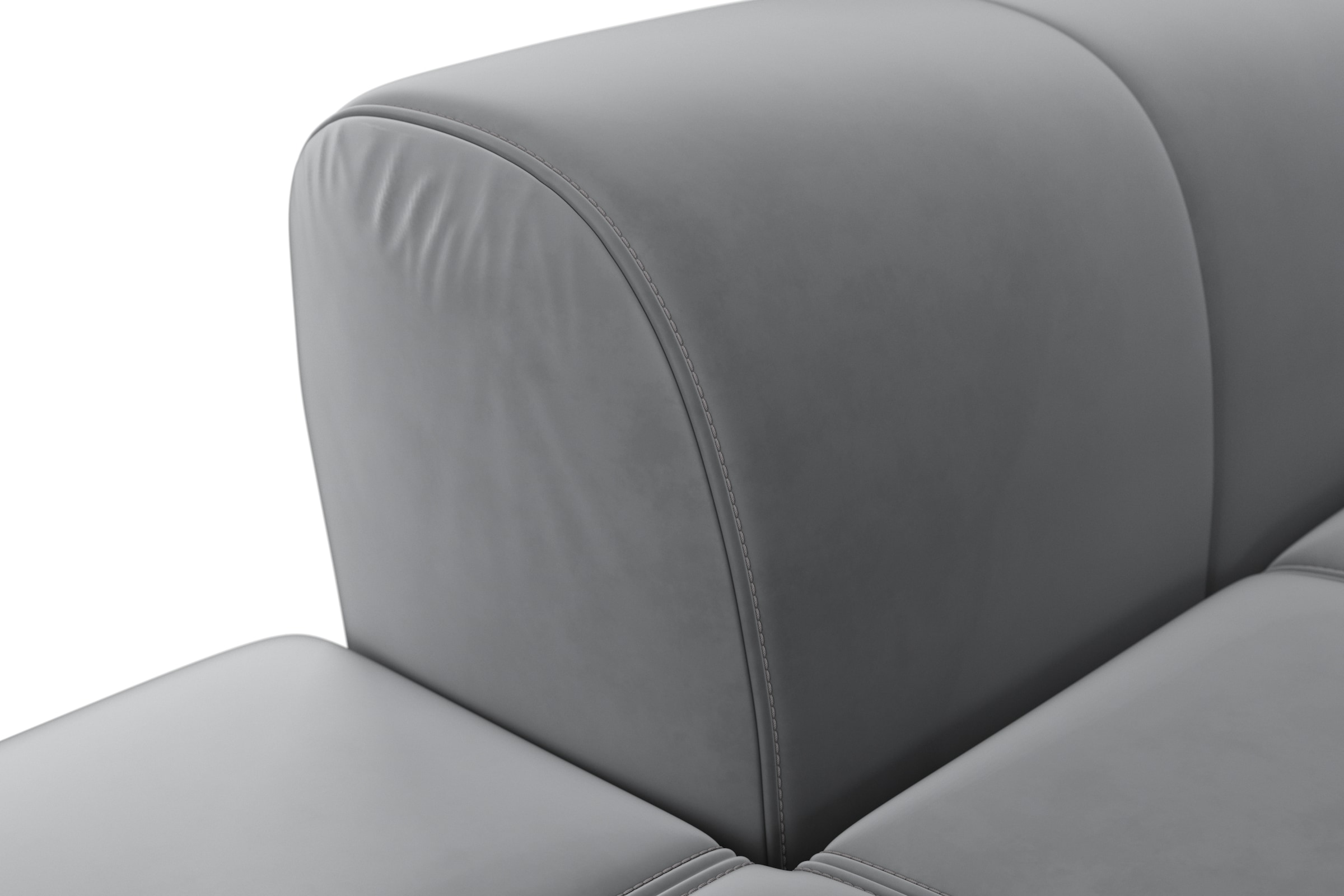 sit&more Ecksofa »Bendigo L-Form«, inklusive Sitztiefenverstellung, Bodenfreiheit 12 cm, in 2 Fußfarben