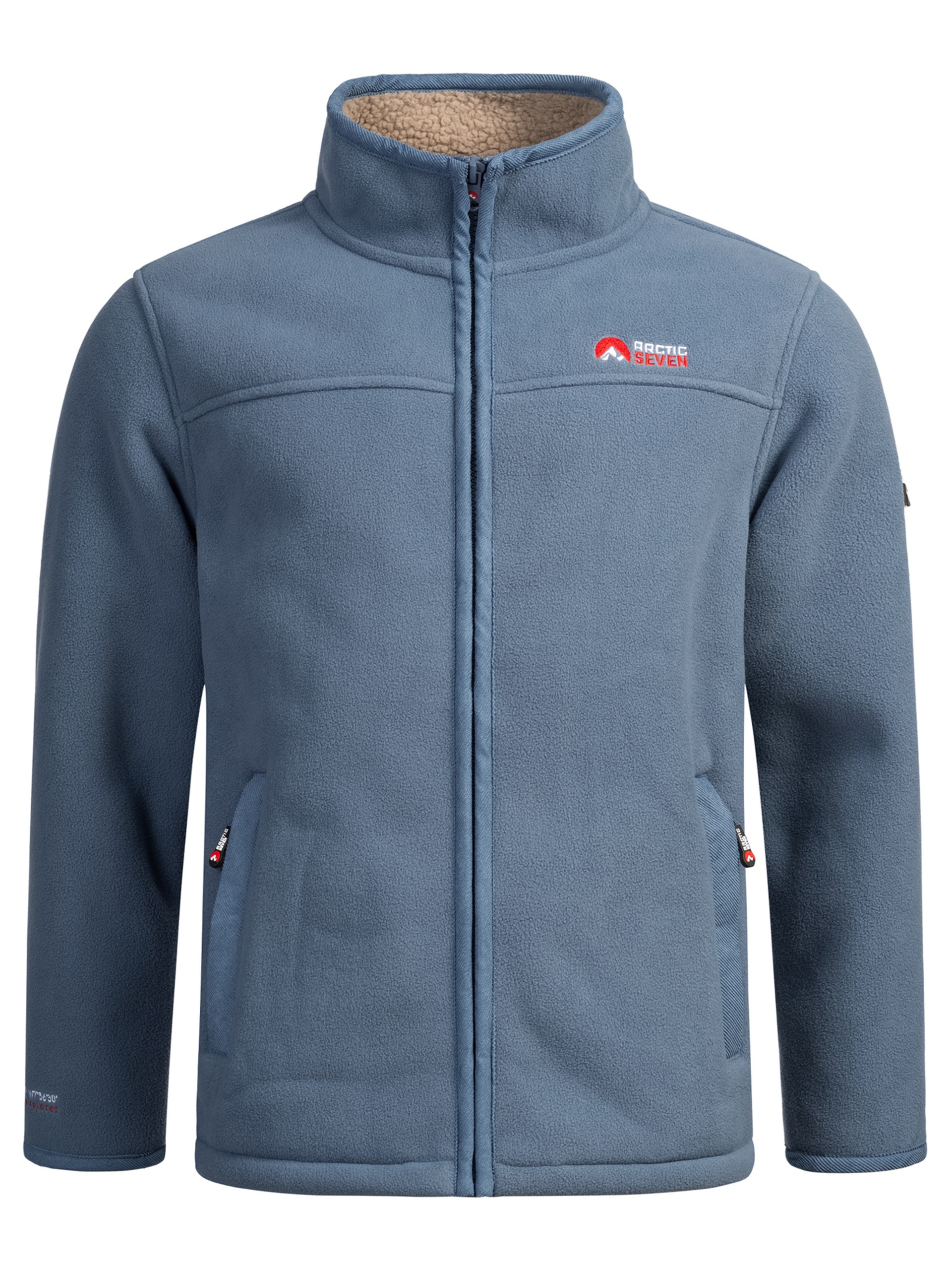 Arctic Seven Fleecejacke »ASZeroo«, mit hoch schließendem Stehkragen