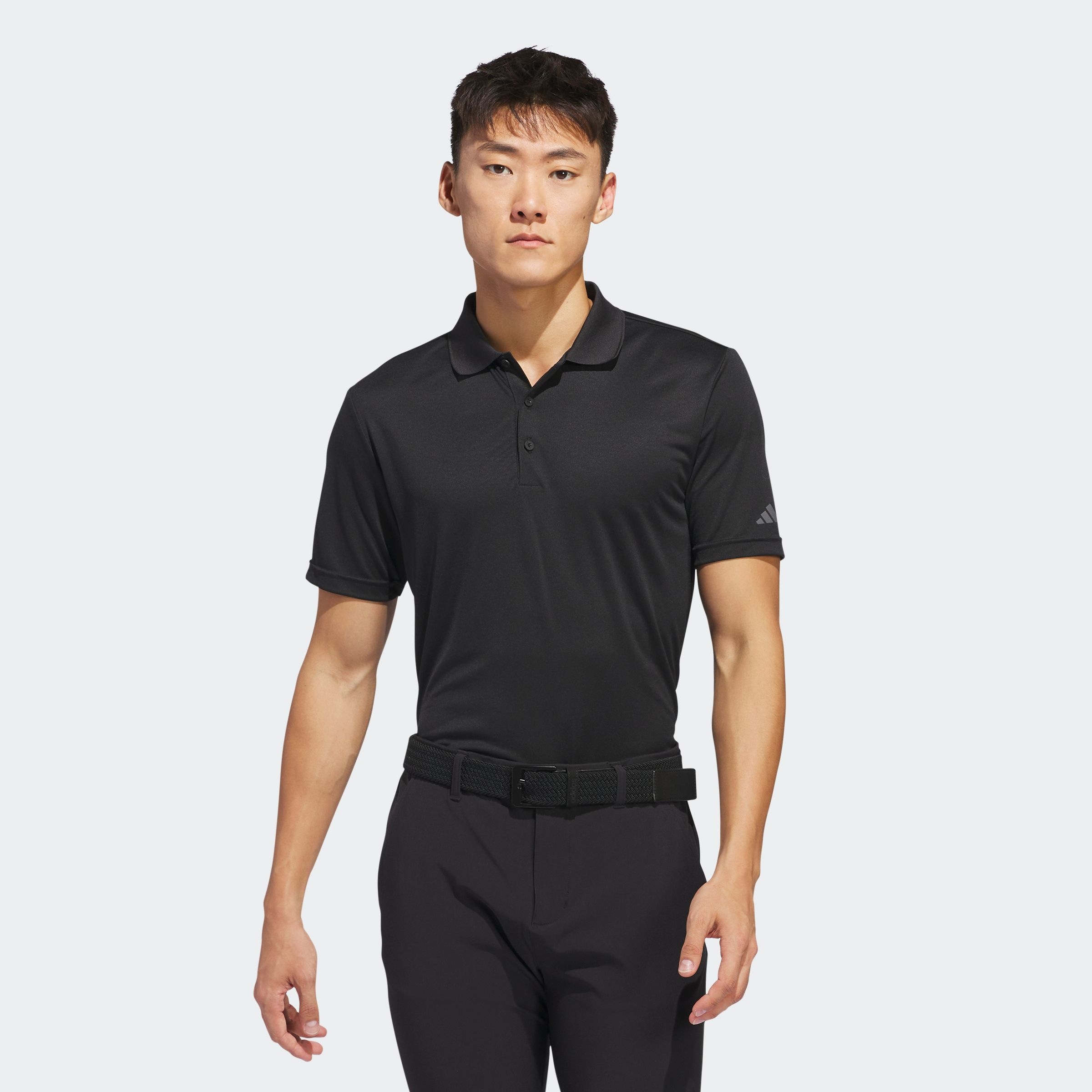 Poloshirt ADIDAS PERFORMANCE "CORE ADIDAS PERFORMANCE PRIMEGREEN", Herren, Gr. S, schwarz, Obermaterial: 100% Polyester, Shirts