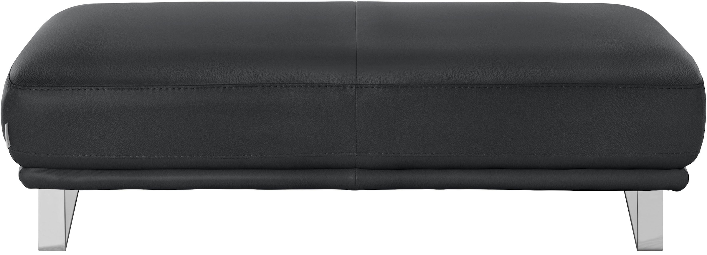 W.SCHILLIG Hocker »montanaa« mit Metallkufen in Chrom glänzend, Breite 141 cm