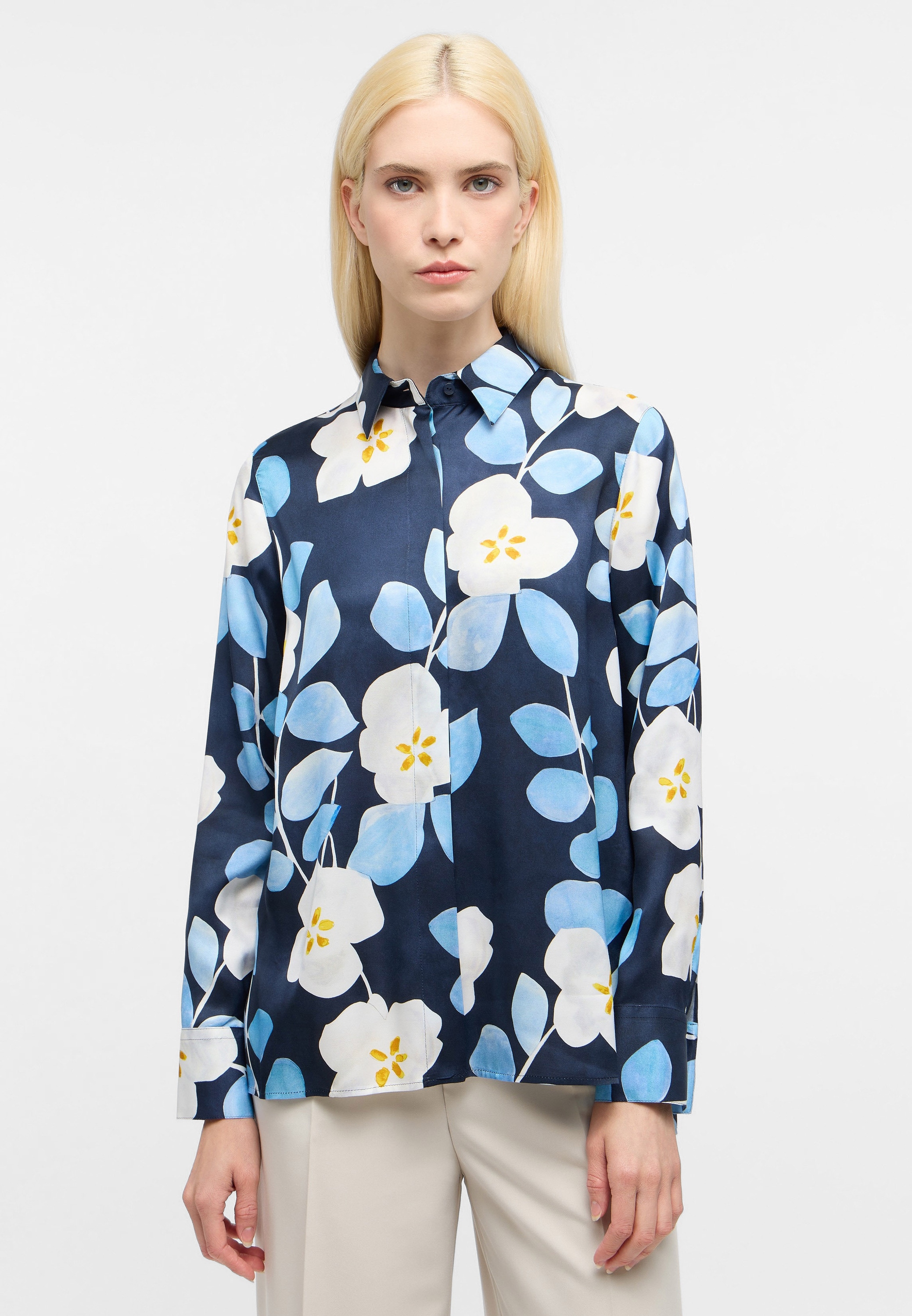 Eterna Hemdbluse "LOOSE FIT" günstig online kaufen