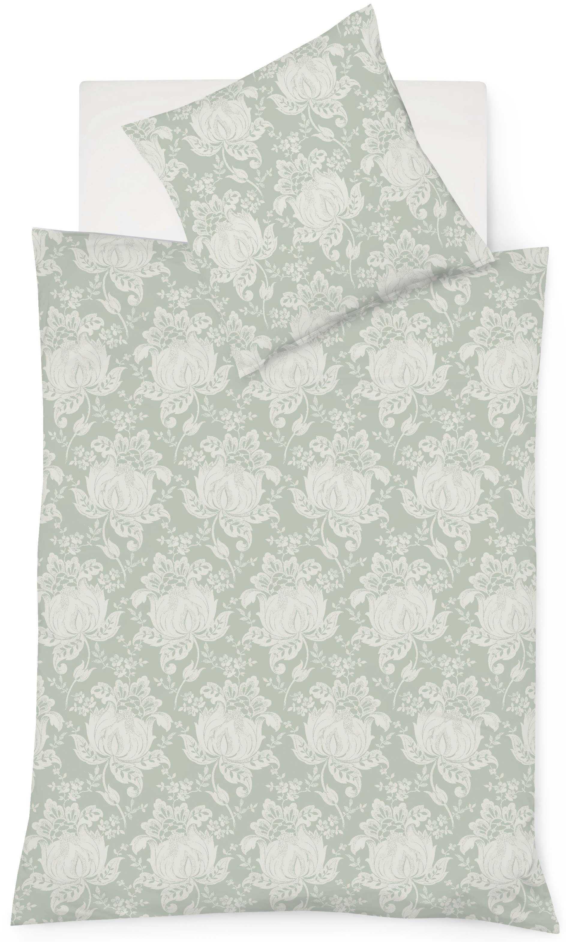 fleuresse Bettwäsche "Lech 4390" 3 Stk. Jacquard Flanell, Baumwolle, in Gr. 135x200, 155x220, 200x200cm