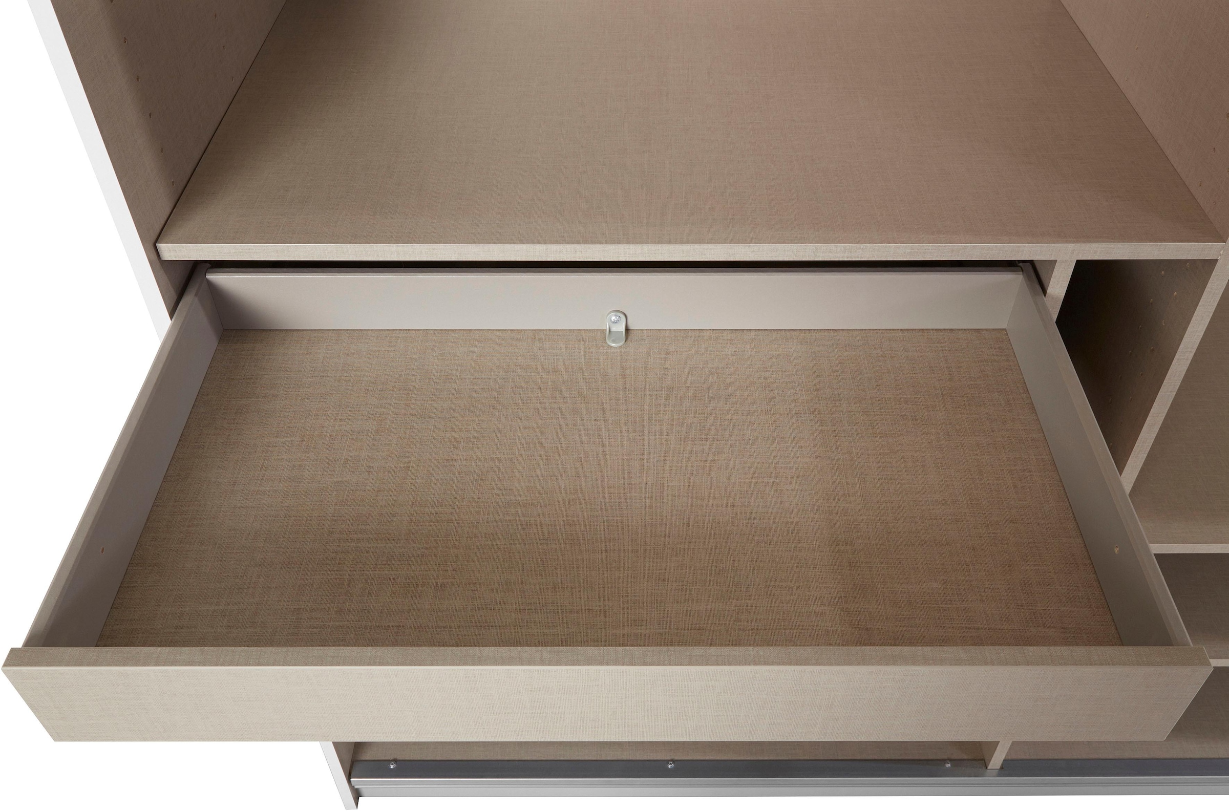 rauch Schwebetürenschrank »Kleiderschrank Schrank Garderobe Wäscheschrank BESTSELLER KEPAN«, inkl. Schubladen-Einsatz und extra Einlegeböden MADE IN GERMANY