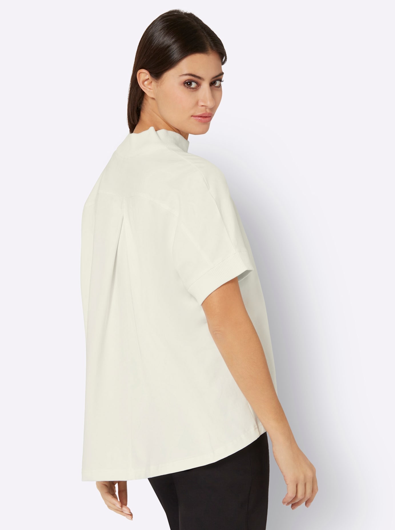 creation L Rollkragenshirt »Stehkragen-Shirt«, (1 tlg.)