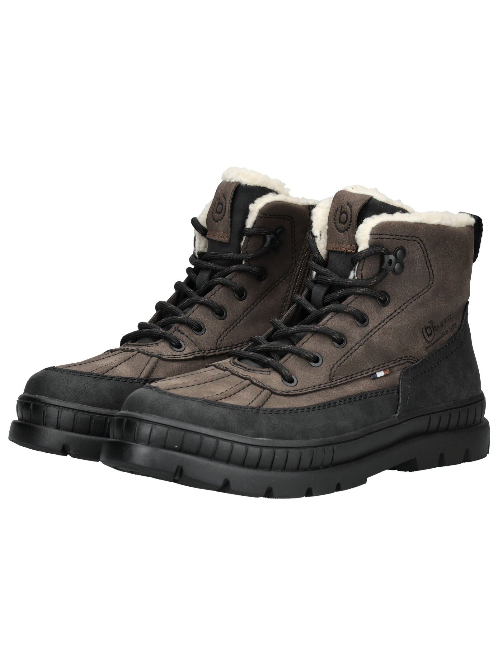 bugatti Schnürstiefelette »bugatti Stiefelette Lederimitat«