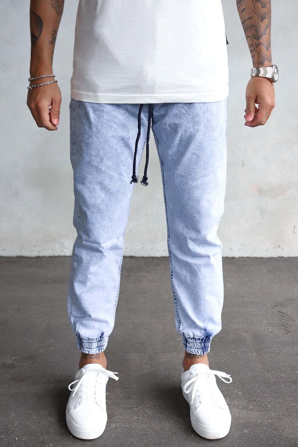 2Y Premium Stoffhose »2Y Premium Herren 2Y Cargo Denim«, (1 tlg.)