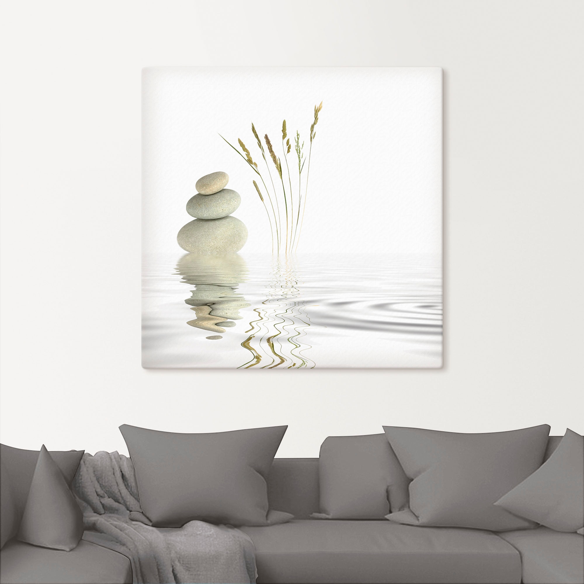 Artland Wandbild »Zen Friede«, Zen, (1 St.), als Alubild, Leinwandbild,  Wandaufkleber oder Poster in versch. Größen kaufen | BAUR