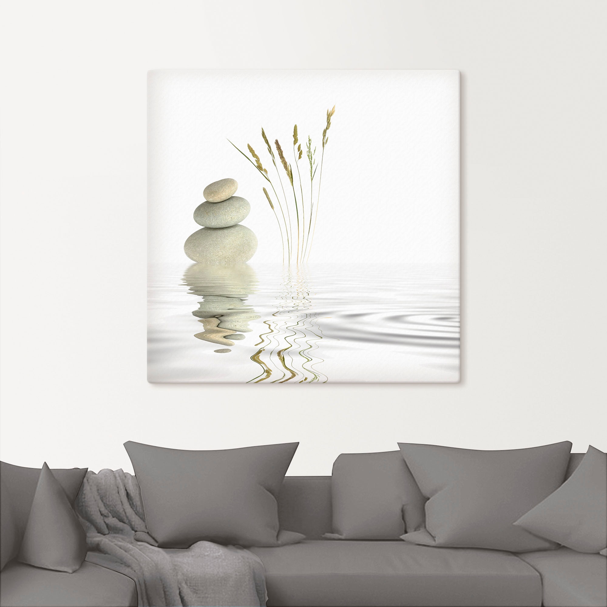 Artland Wandbild "Zen Friede", Zen, (1 St.), als Alubild, Outdoorbild, Lein günstig online kaufen