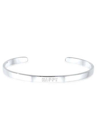 Armreif »HAPPY Wording Schriftzug Trend 925 Sterling Silber«