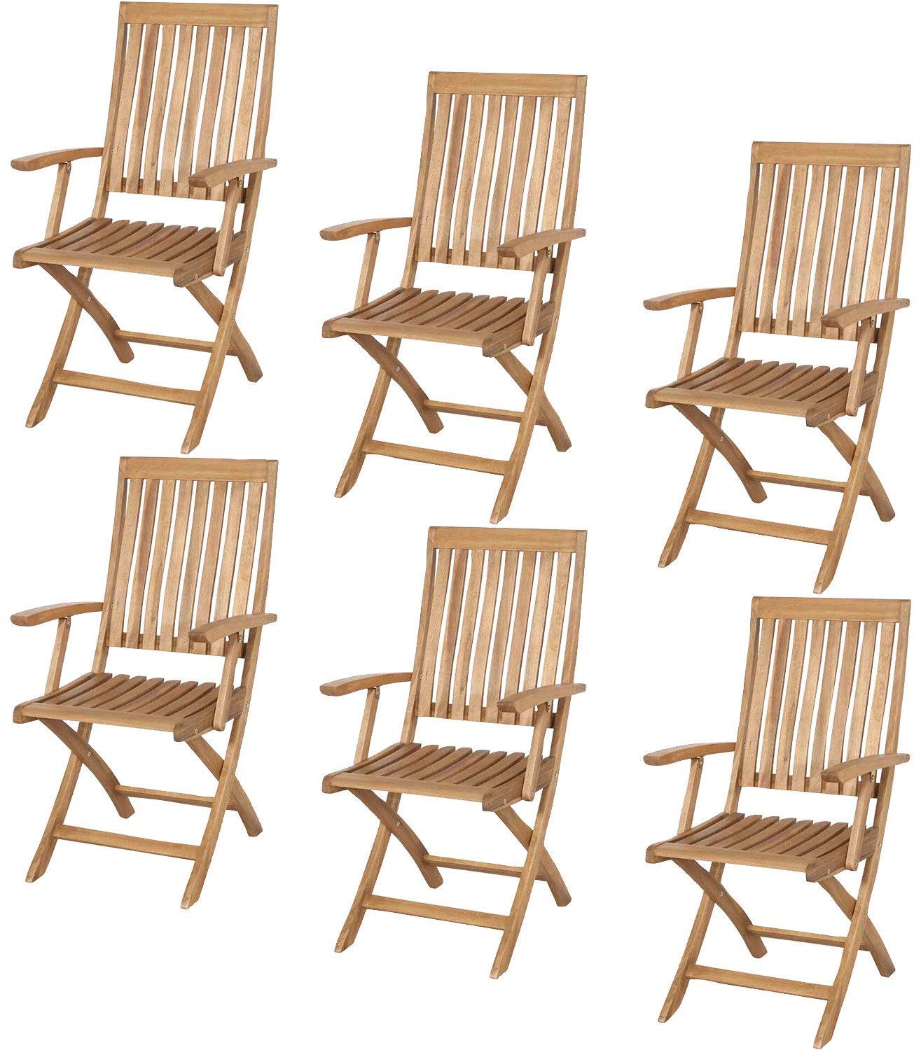 Siena Garden Gartensessel "Paleros" Set, 6 Stk. tlg. günstig online kaufen